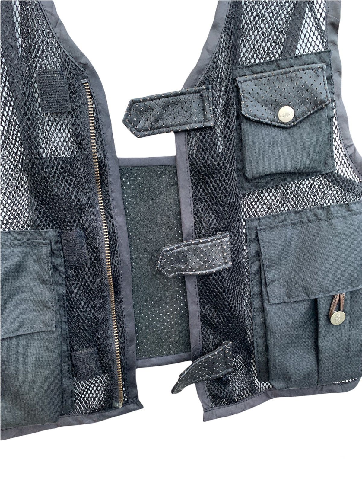 Vintage Michiko London Half Leather Vest