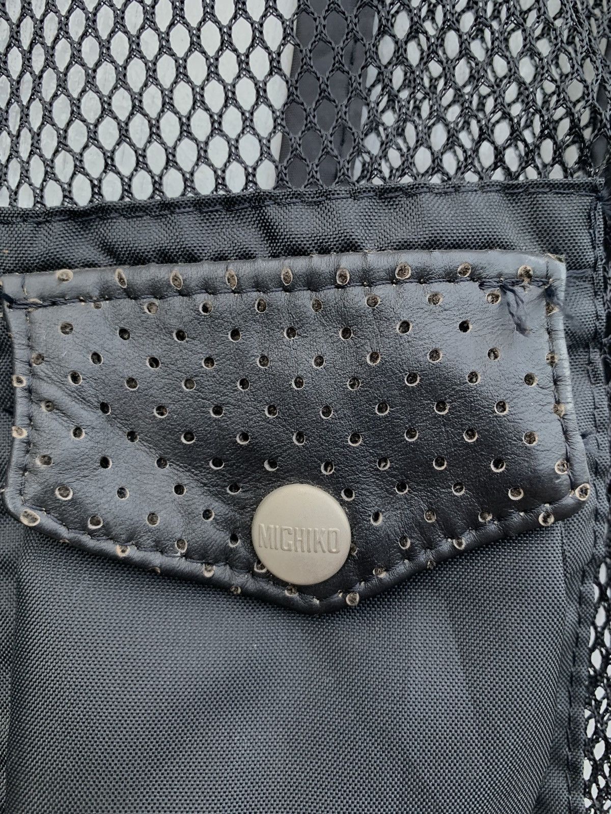 Vintage Michiko London Half Leather Vest