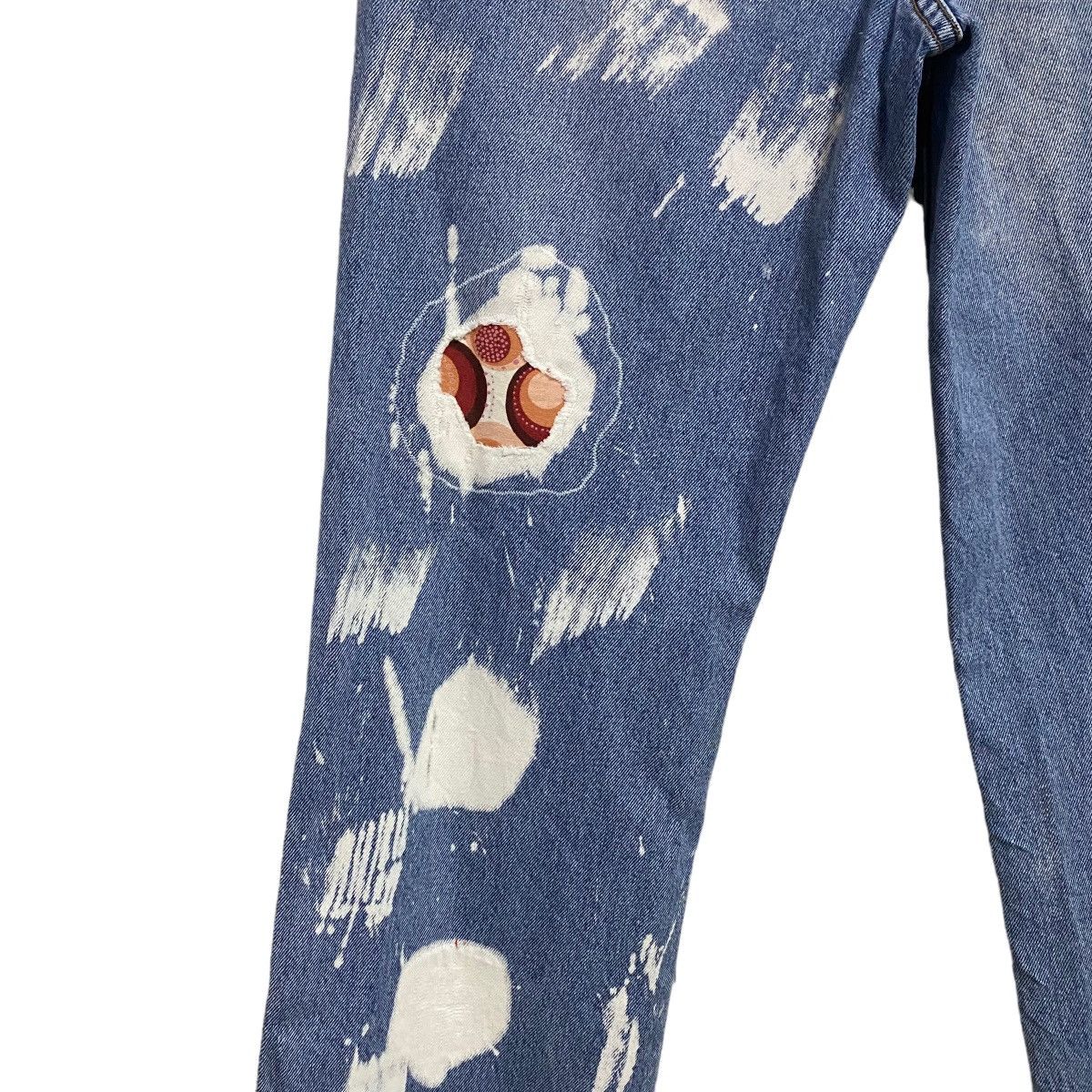 Sean John Vintage Sean John Denim Embroidery Patchwork Jeans USA Flag Size US 31 - 15 Thumbnail