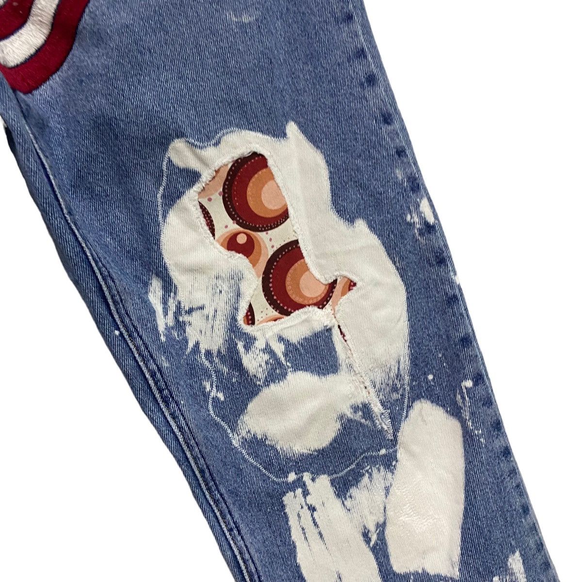 Sean John Vintage Sean John Denim Embroidery Patchwork Jeans USA Flag Size US 31 - 7 Thumbnail