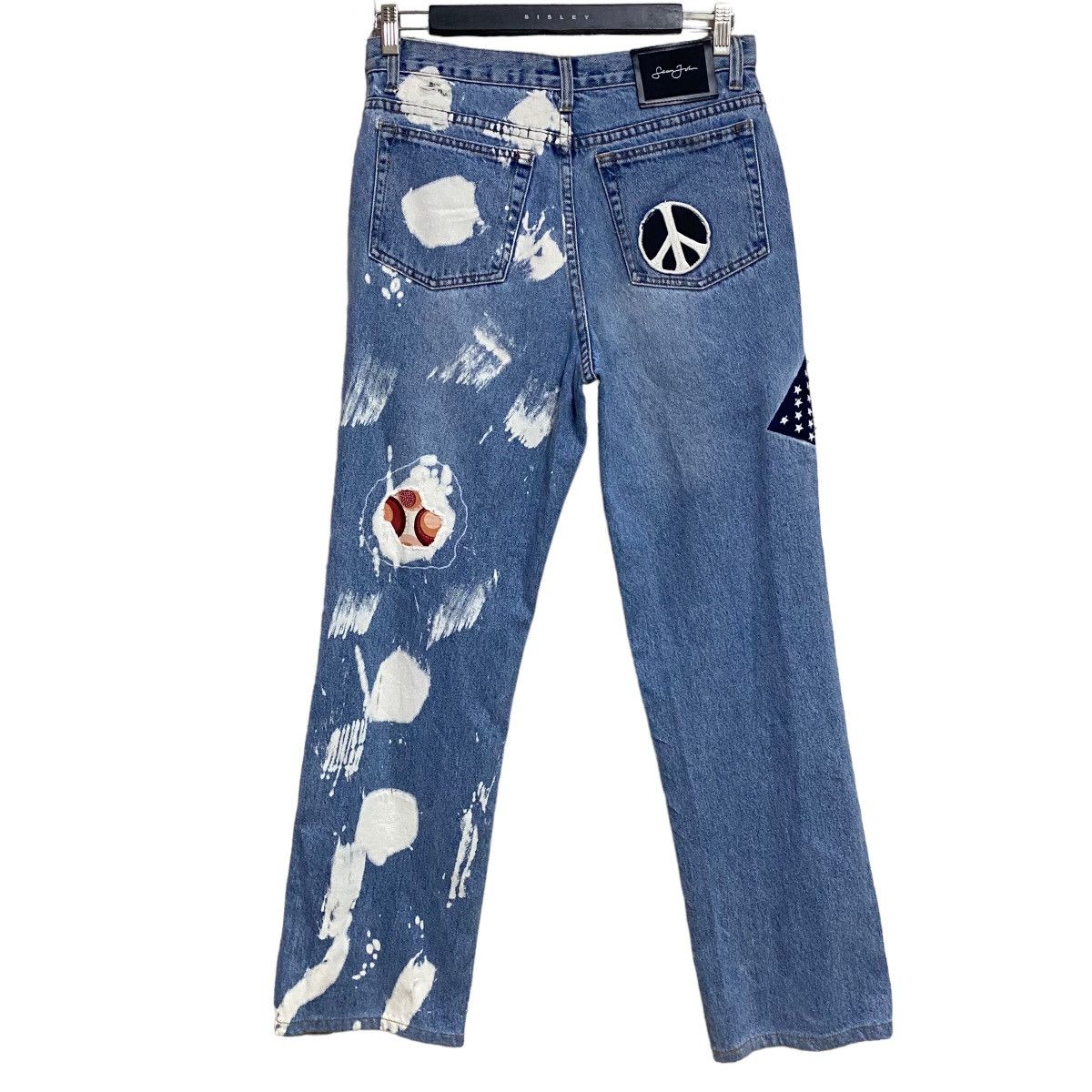 Sean John Vintage Sean John Denim Embroidery Patchwork Jeans USA Flag Size US 31 - 2 Thumbnail