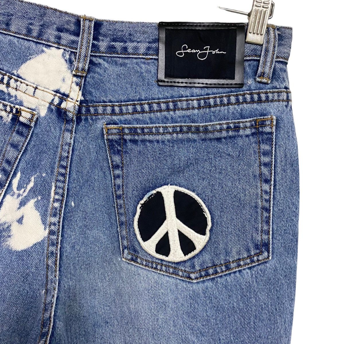 Sean John Vintage Sean John Denim Embroidery Patchwork Jeans USA Flag Size US 31 - 13 Thumbnail