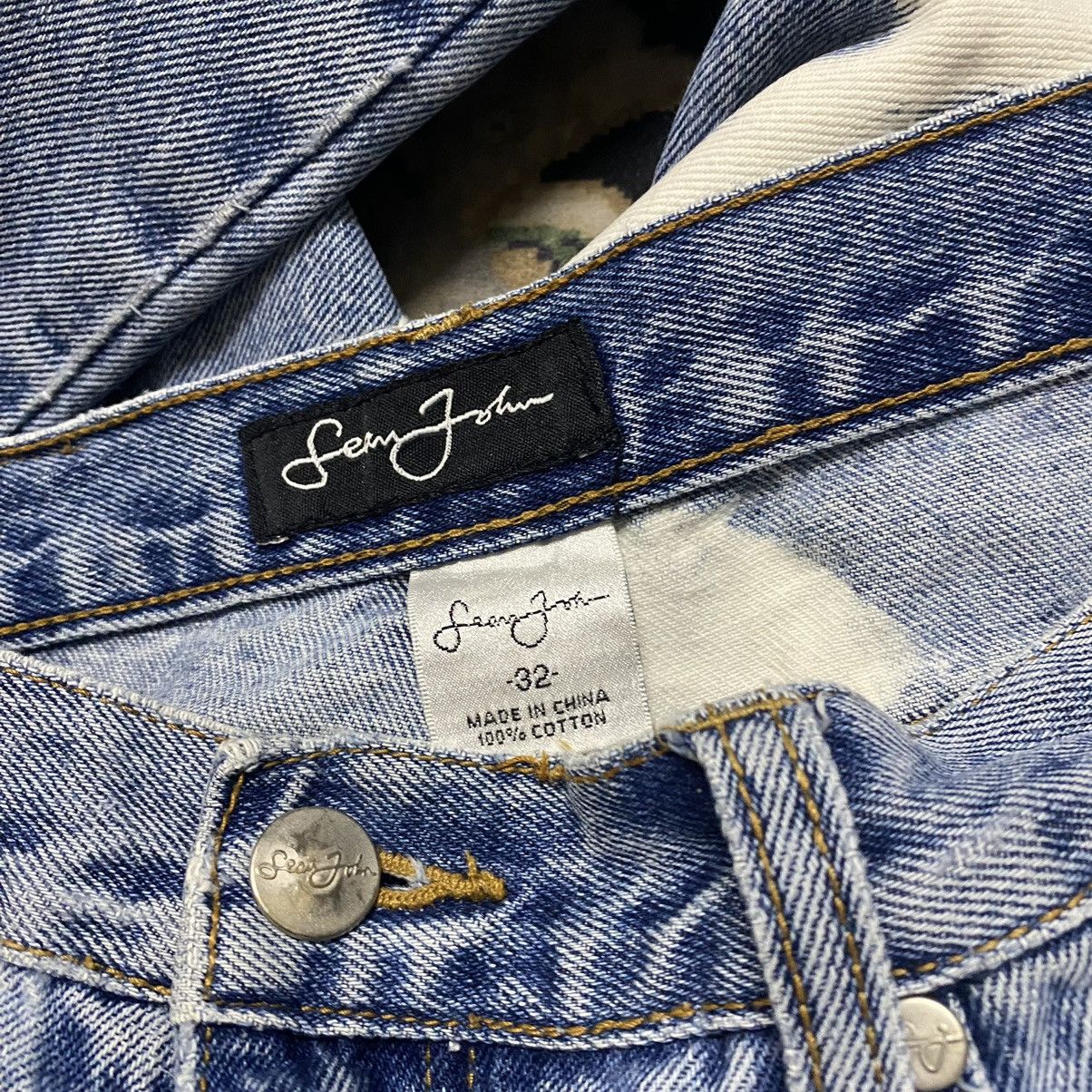 Sean John Vintage Sean John Denim Embroidery Patchwork Jeans USA Flag Size US 31 - 16 Thumbnail