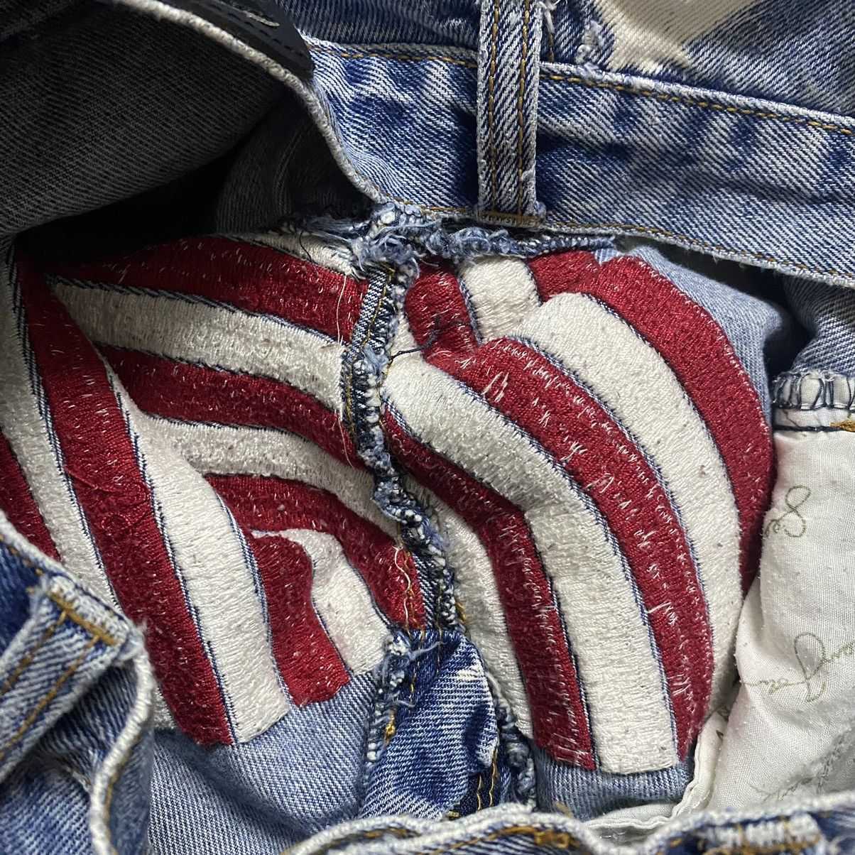 Sean John Vintage Sean John Denim Embroidery Patchwork Jeans USA Flag Size US 31 - 17 Thumbnail