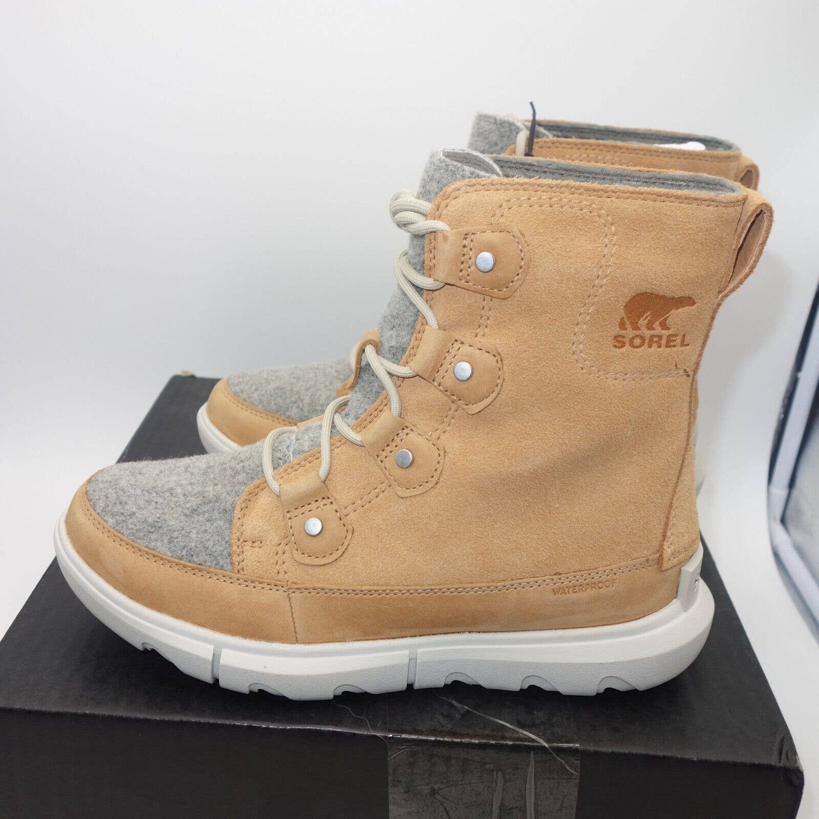 Sorel NEW Sorel Explorer II Joan Felt Boots Tan Brown Women’s 7.5 Grailed