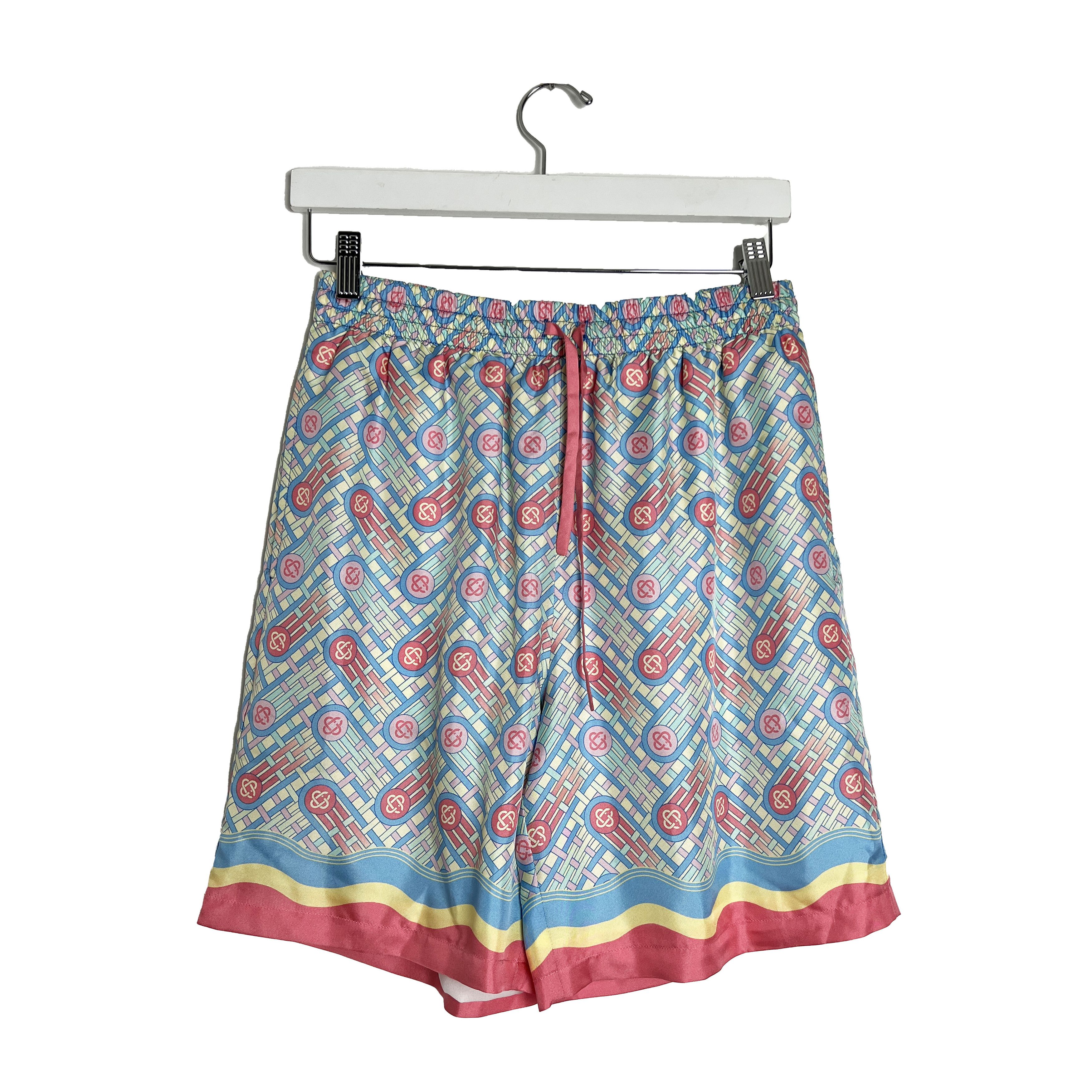 Casablanca Candy Ping Pong Monogram Silk Shorts Size US 30 / EU 46 - 1 Thumbnail