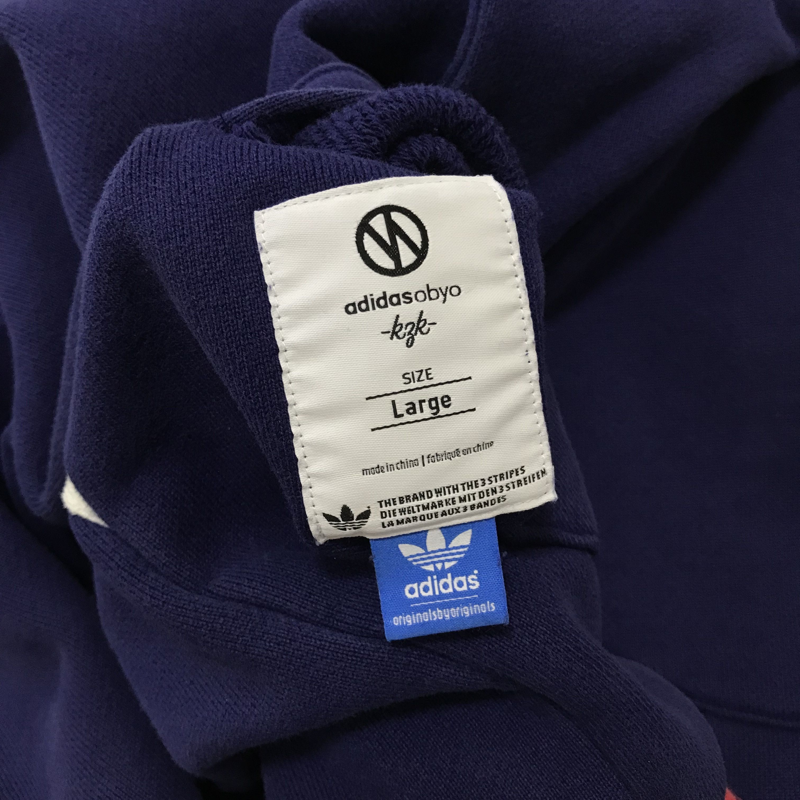 Kazuki Kuraishi Adidas ObyO KzK Whiz Ltd Bomber Varsity Jacket Sweat Rare Size US L / EU 52-54 / 3 - 9 Thumbnail