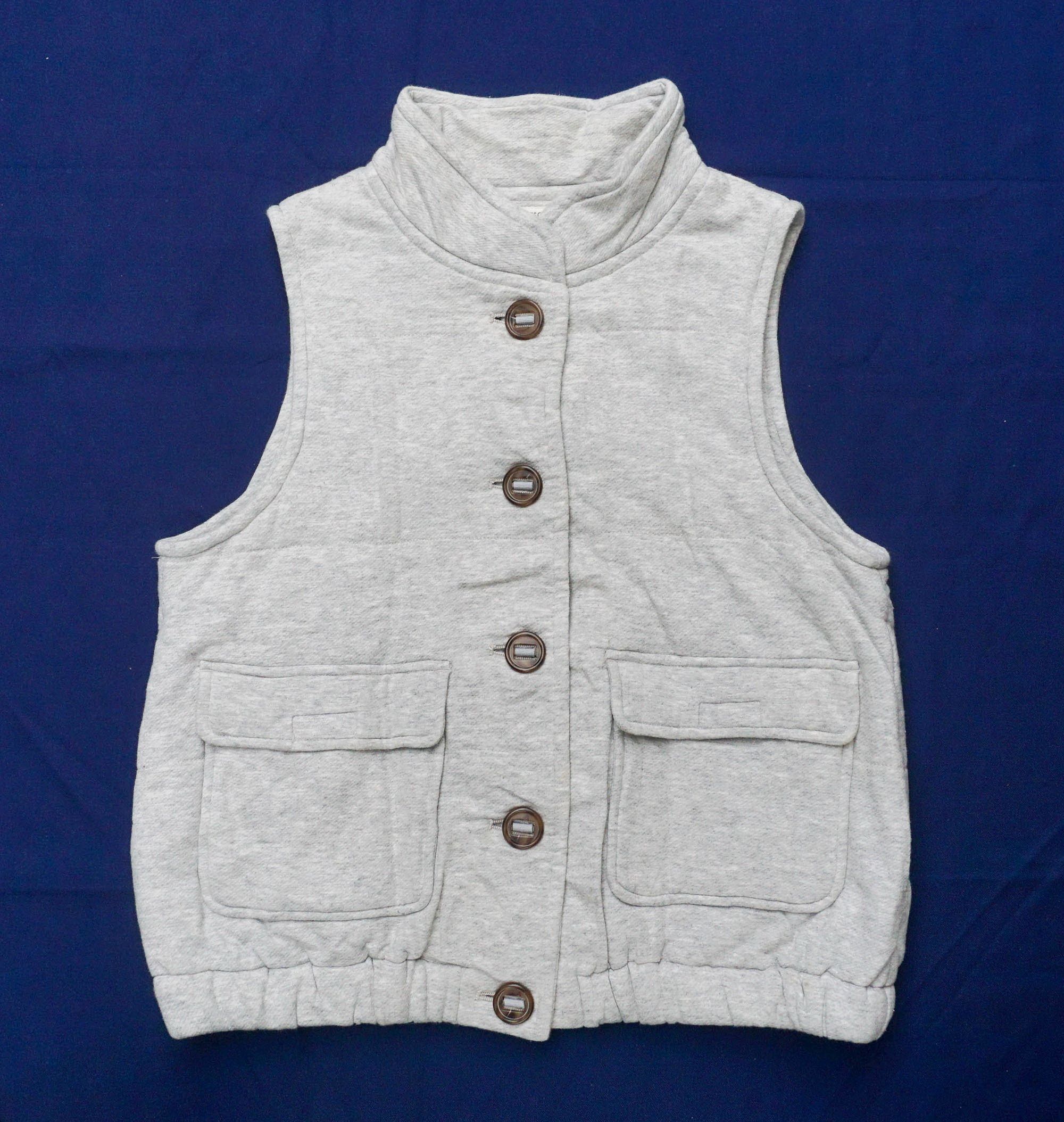 Japanese Brand IKKA Grey Vest Size M / US 6-8 / IT 42-44 - 2 Thumbnail