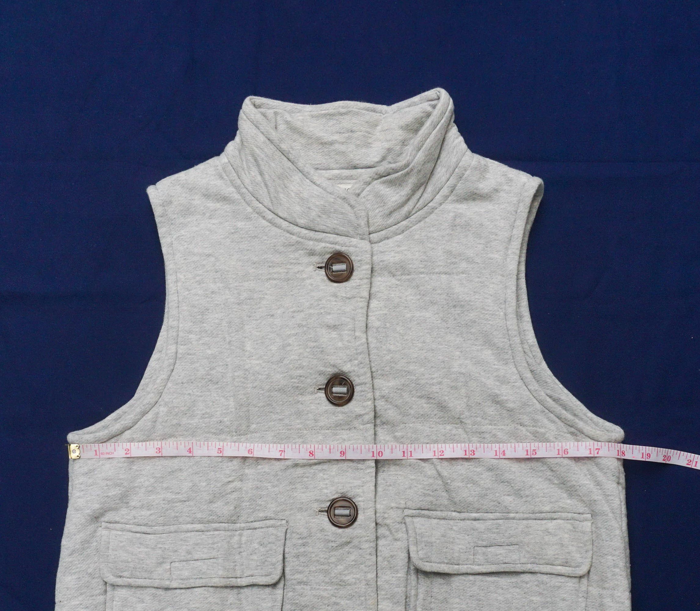 Japanese Brand IKKA Grey Vest Size M / US 6-8 / IT 42-44 - 10 Thumbnail