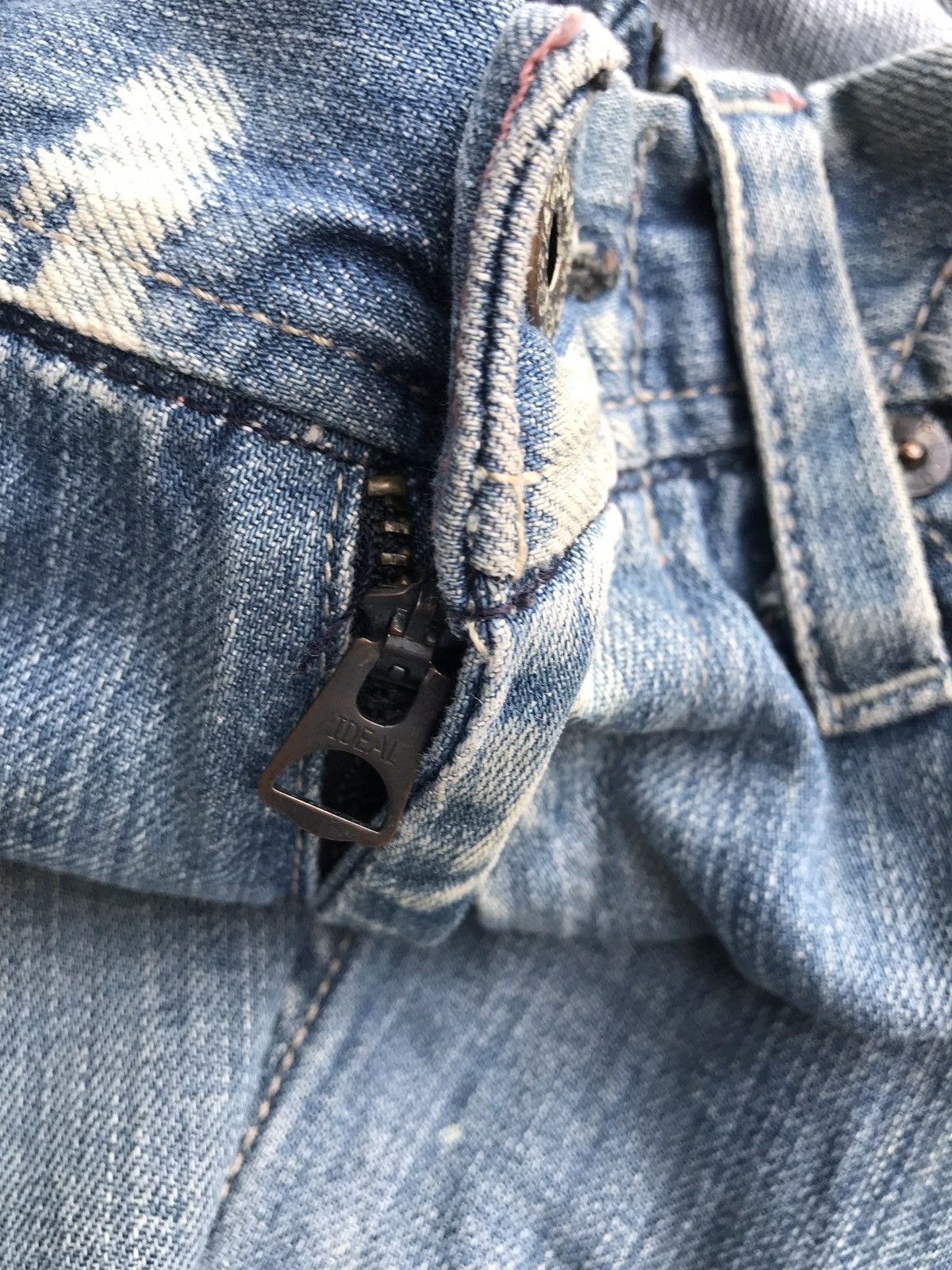 If Six Was Nine No Brand Bleach Denim Streetwear Pants Size US 32 / EU 48 - 14 Thumbnail