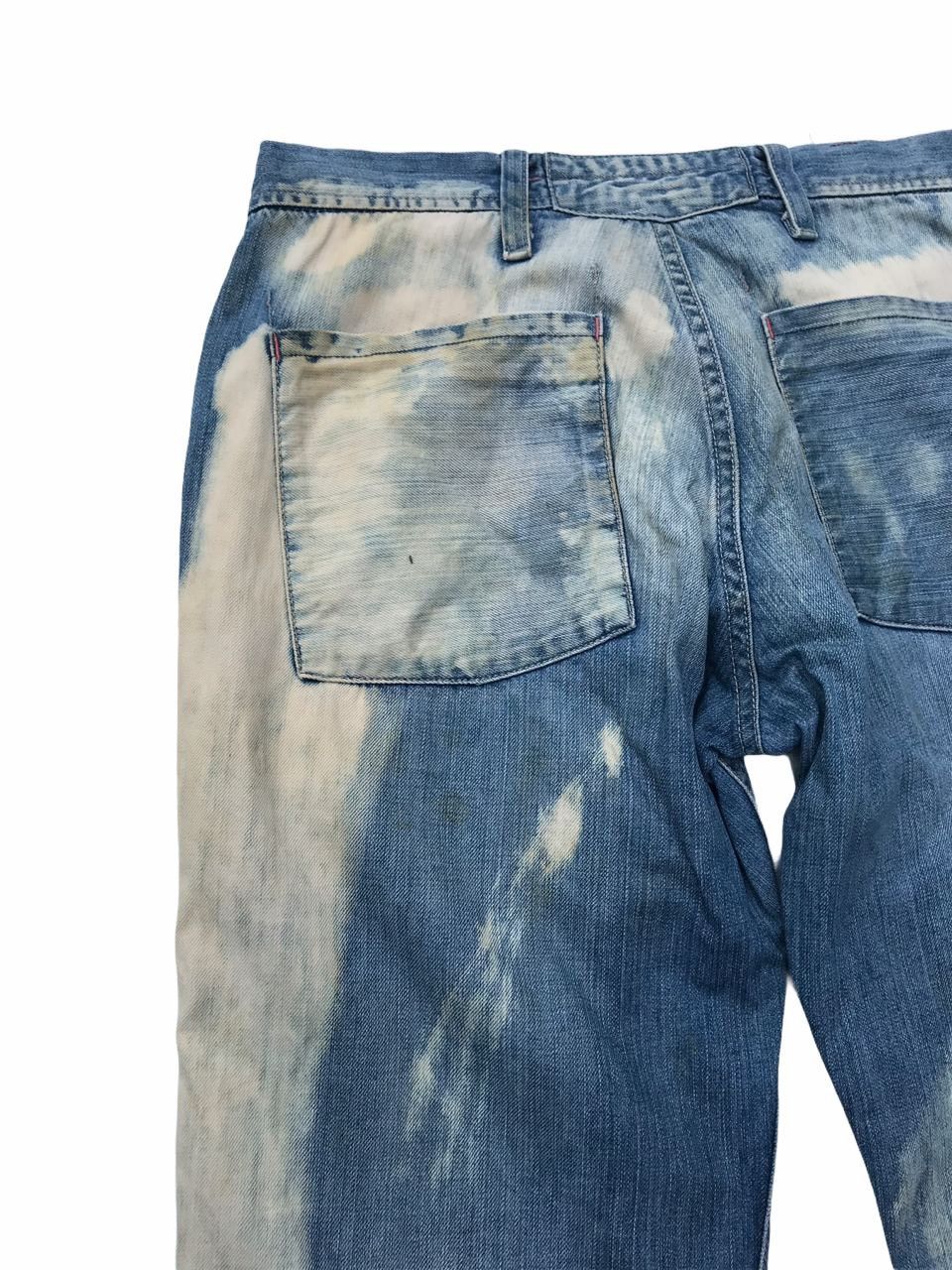 If Six Was Nine No Brand Bleach Denim Streetwear Pants Size US 32 / EU 48 - 9 Thumbnail
