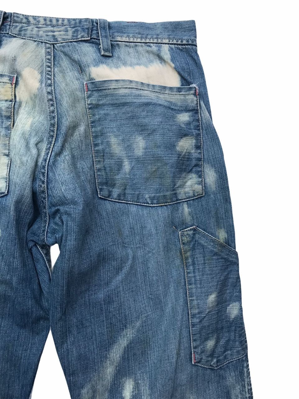 If Six Was Nine No Brand Bleach Denim Streetwear Pants Size US 32 / EU 48 - 11 Thumbnail