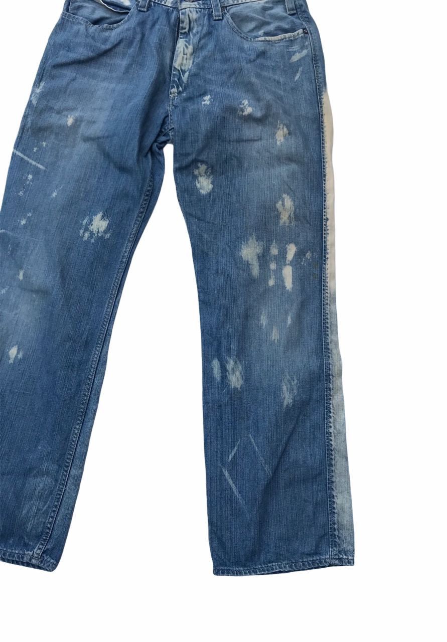 If Six Was Nine No Brand Bleach Denim Streetwear Pants Size US 32 / EU 48 - 5 Thumbnail