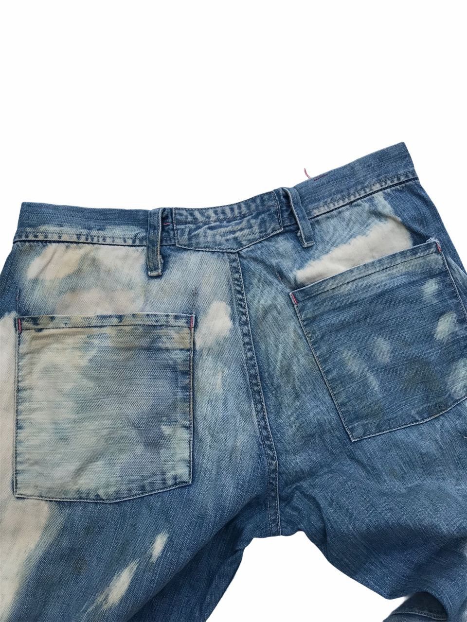 If Six Was Nine No Brand Bleach Denim Streetwear Pants Size US 32 / EU 48 - 10 Thumbnail