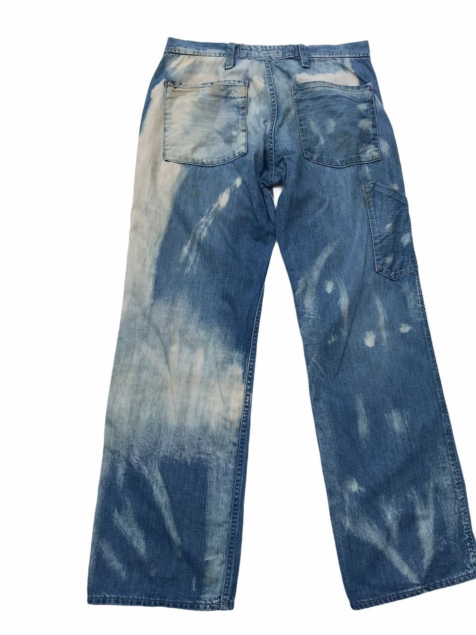If Six Was Nine No Brand Bleach Denim Streetwear Pants Size US 32 / EU 48 - 8 Thumbnail