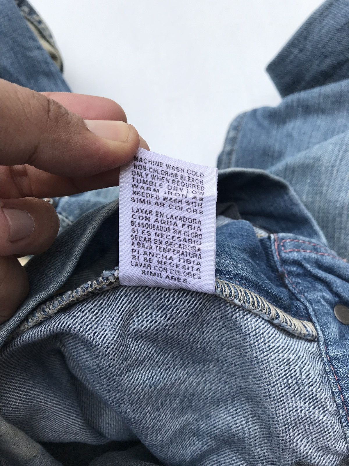 If Six Was Nine No Brand Bleach Denim Streetwear Pants Size US 32 / EU 48 - 13 Thumbnail