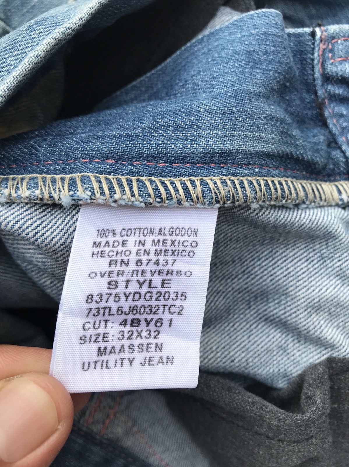 If Six Was Nine No Brand Bleach Denim Streetwear Pants Size US 32 / EU 48 - 12 Thumbnail