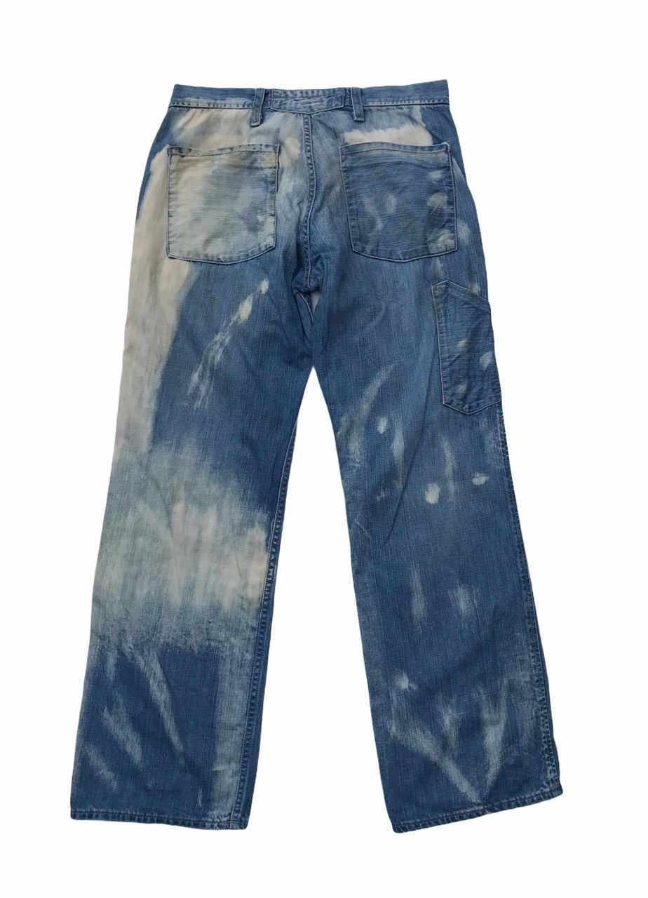 If Six Was Nine No Brand Bleach Denim Streetwear Pants Size US 32 / EU 48 - 6 Thumbnail