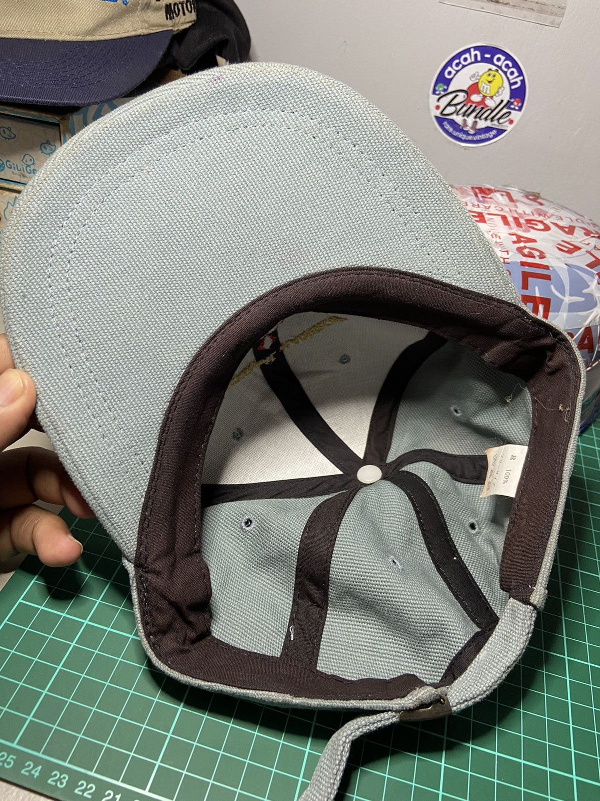 Japanese Brand MITSUBISHI ACRICULTURAL MACHINERY HAT CAP Size ONE SIZE - 4 Thumbnail