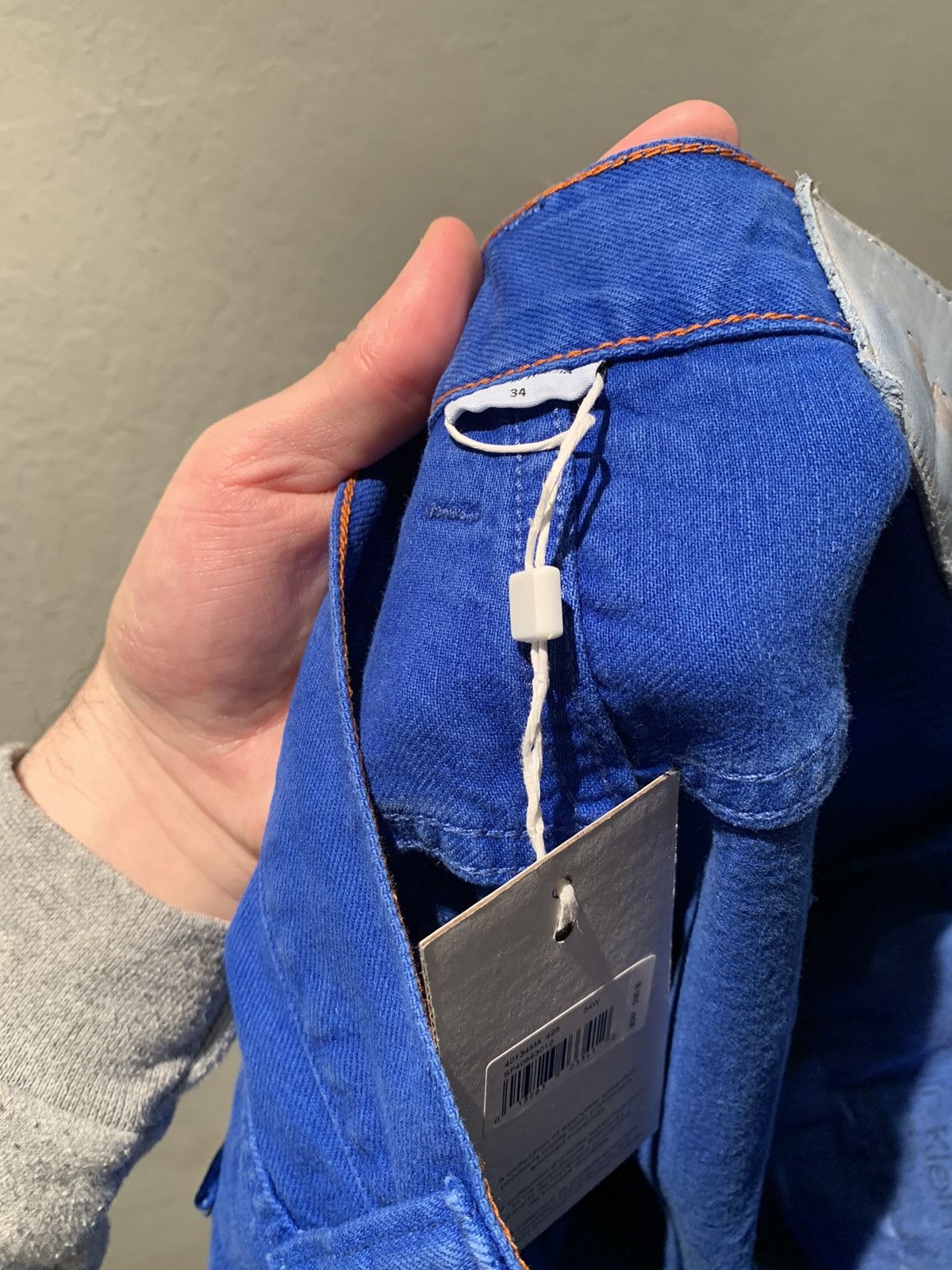 Calvin Klein × Designer × Heron Preston *RARE* New Heron Preston x Calvin Klein Overdye Denim Jeans Size US 34 / EU 50 - 12 Thumbnail