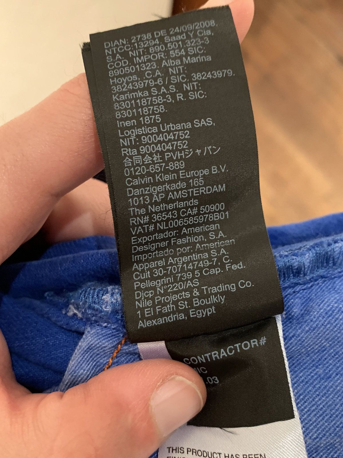 Calvin Klein × Designer × Heron Preston *RARE* New Heron Preston x Calvin Klein Overdye Denim Jeans Size US 34 / EU 50 - 14 Thumbnail
