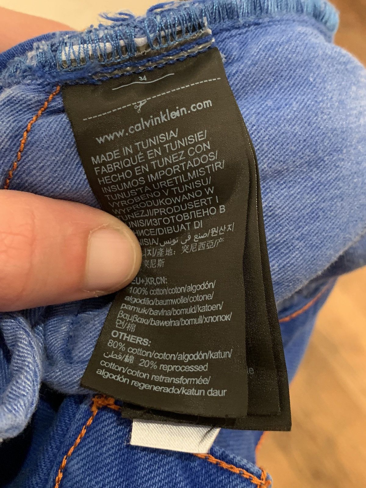 Calvin Klein × Designer × Heron Preston *RARE* New Heron Preston x Calvin Klein Overdye Denim Jeans Size US 34 / EU 50 - 13 Thumbnail