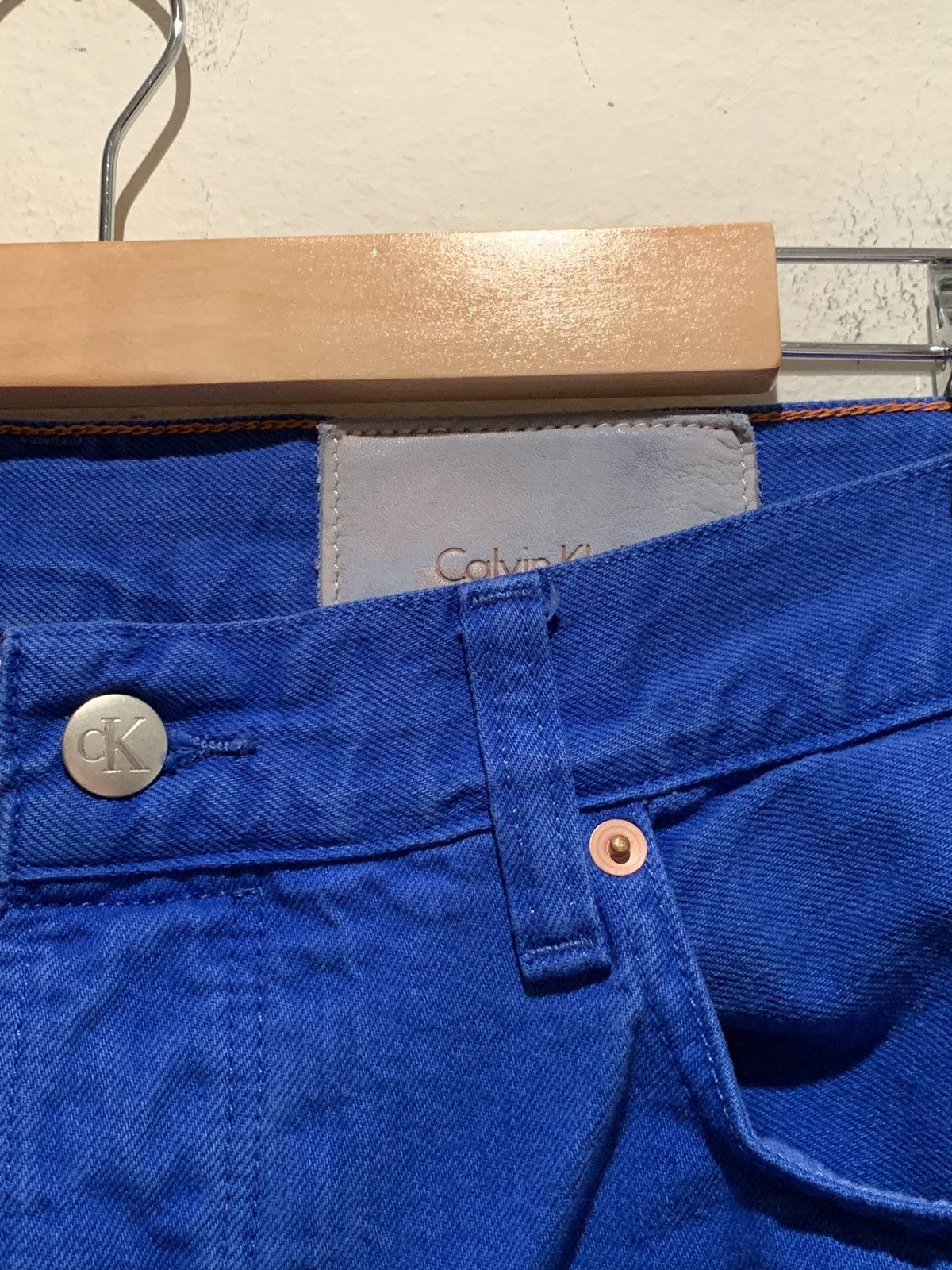 Calvin Klein × Designer × Heron Preston *RARE* New Heron Preston x Calvin Klein Overdye Denim Jeans Size US 34 / EU 50 - 10 Thumbnail