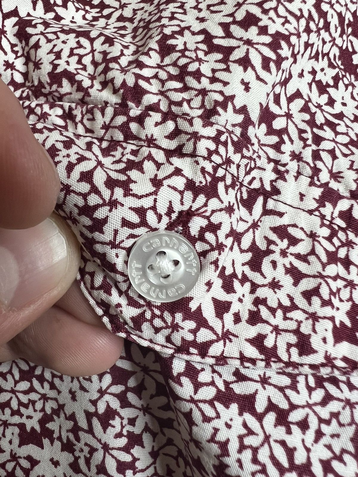 Carhartt CARHARTT WIP ORCHID PRINT SHORT SLEEVE BUTTON UP SHIRT Size US S / EU 44-46 / 1 - 5 Thumbnail