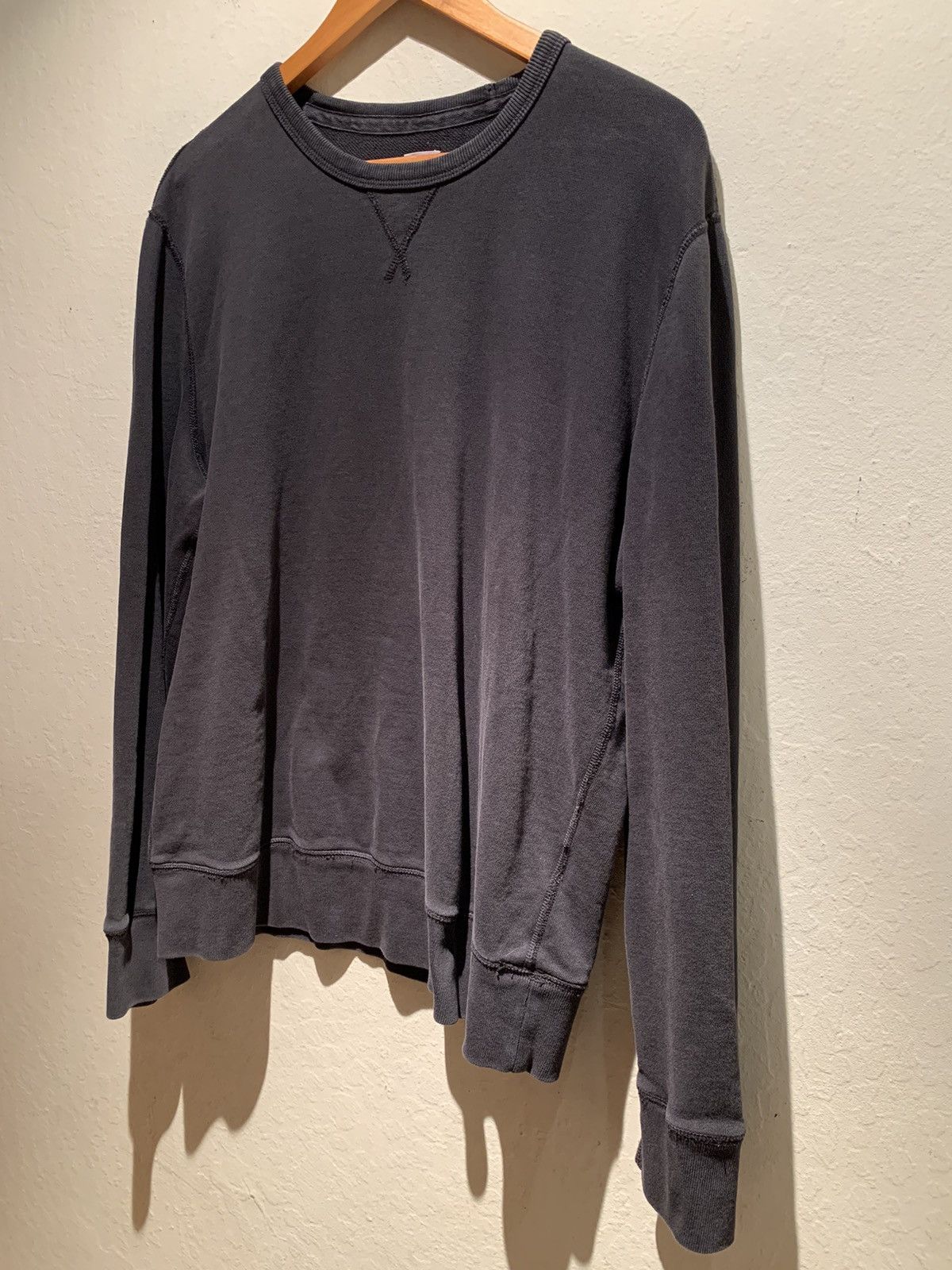 Gap *RARE* GAP Garment Dye Raw Seam Heavy Crewneck Sweatshirt Size US XL / EU 56 / 4 - 1 Thumbnail