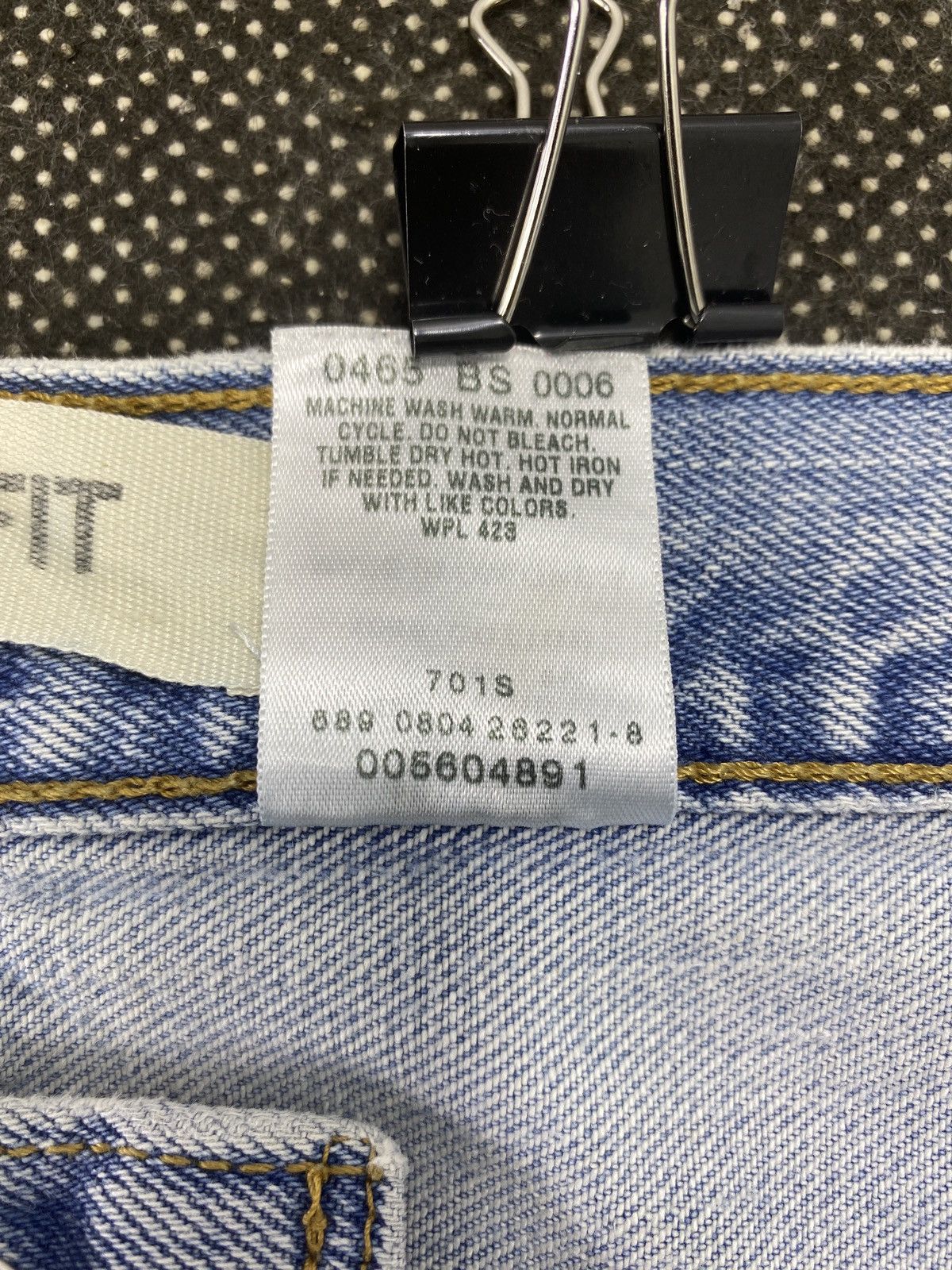 Levi's VINTAGE LEVI'S 560 BLUE WASH JEANS-J521 Size US 41 - 8 Thumbnail