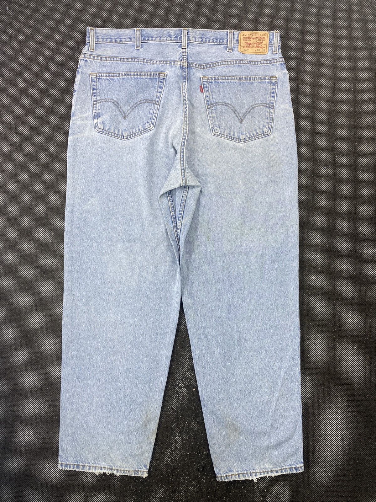 Levi's VINTAGE LEVI'S 560 BLUE WASH JEANS-J521 Size US 41 - 3 Thumbnail
