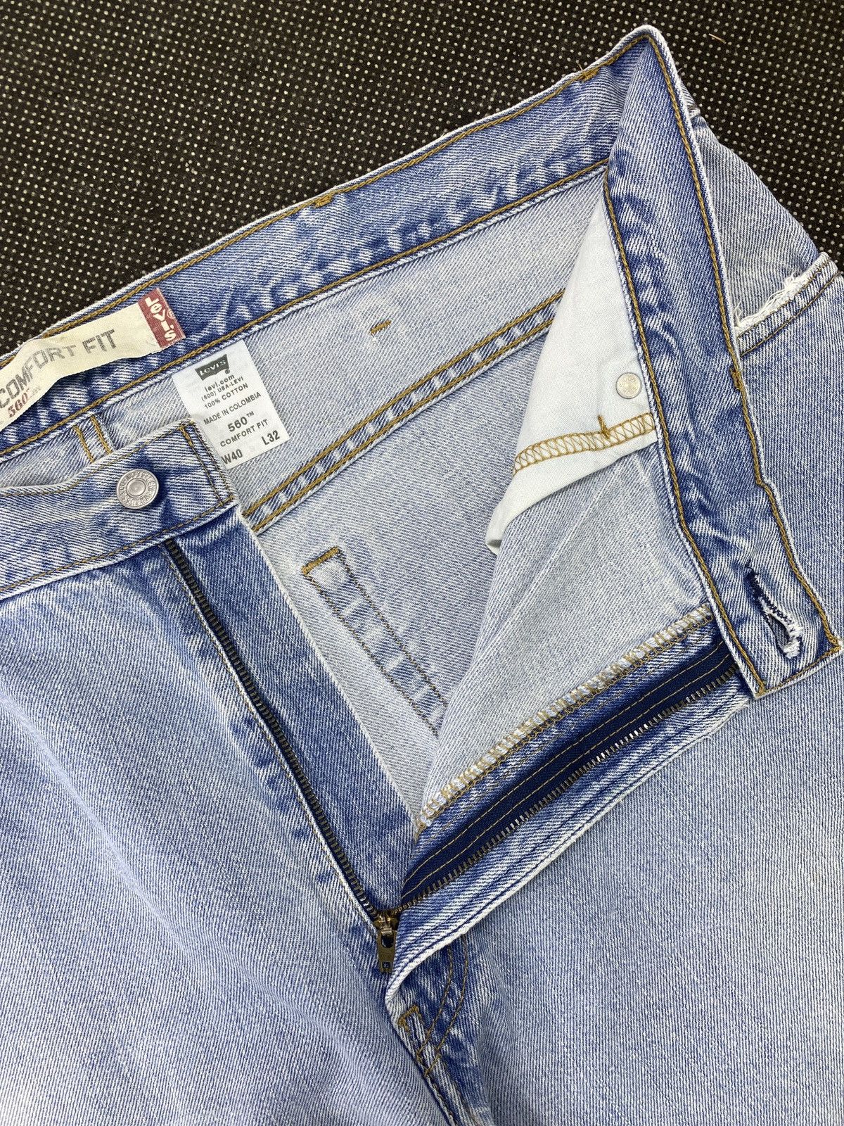Levi's VINTAGE LEVI'S 560 BLUE WASH JEANS-J521 Size US 41 - 5 Thumbnail