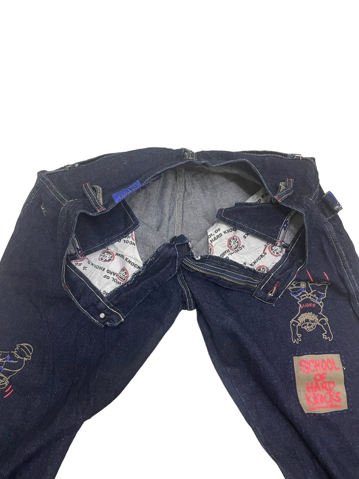 Vintage Vintage Denim by School Of Hard Knocks SOHK HipHop Style Size US 31 - 7 Thumbnail