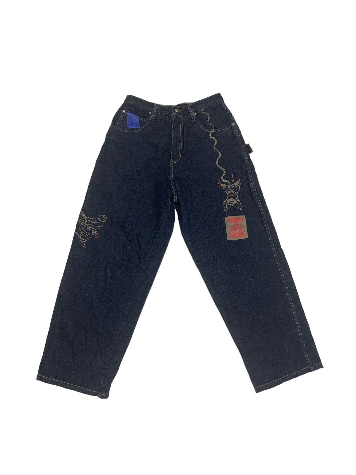 Vintage Vintage Denim by School Of Hard Knocks SOHK HipHop Style Size US 31 - 1 Thumbnail