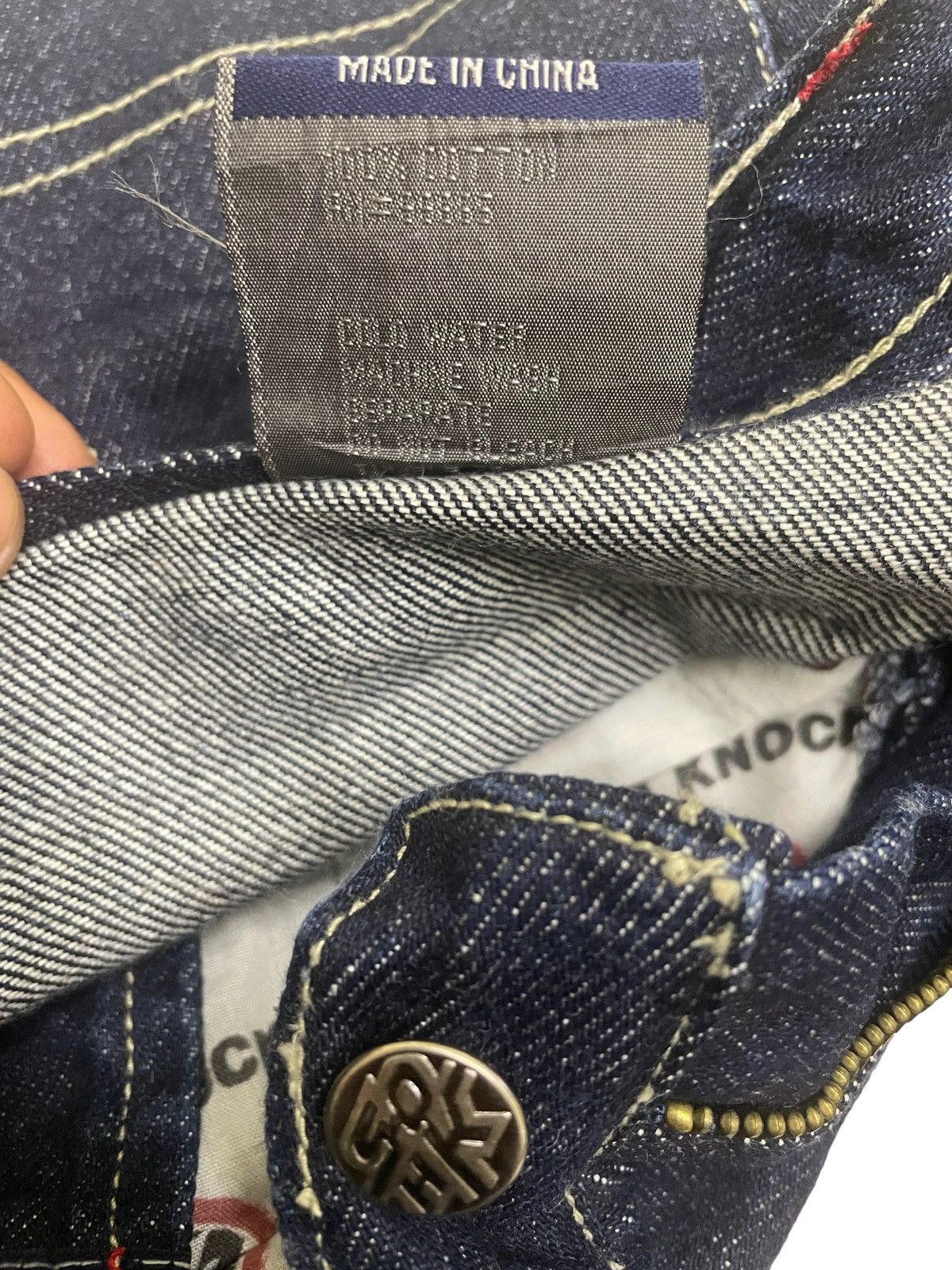 Vintage Vintage Denim by School Of Hard Knocks SOHK HipHop Style Size US 31 - 9 Thumbnail