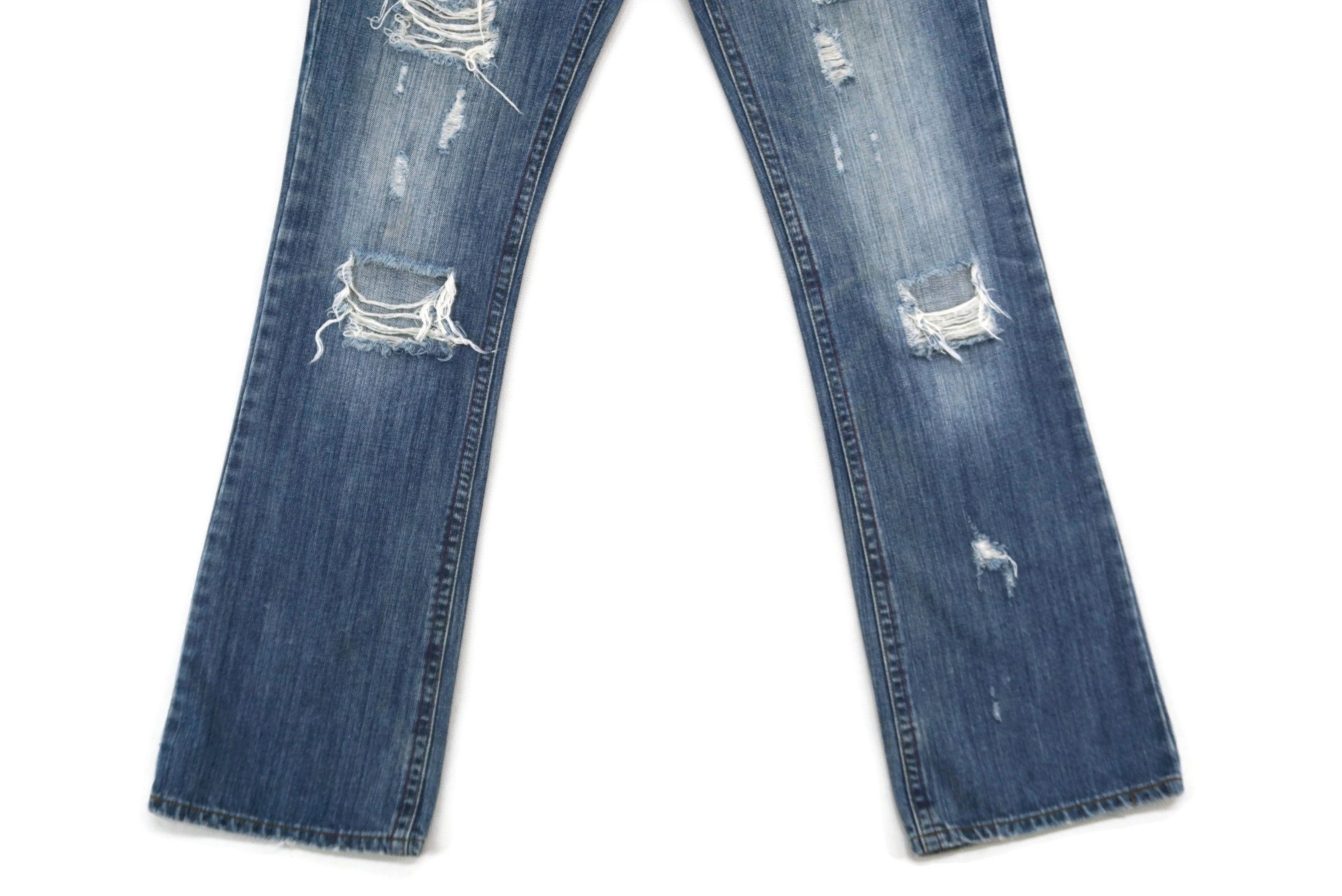 Distressed Denim Midas Jeans Bootcut Jeans Flare Jeans Japanese Distressed Size US 29 - 5 Thumbnail
