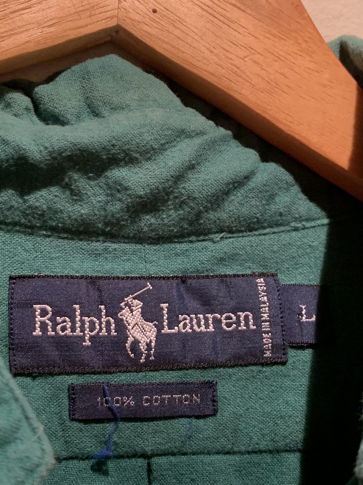 Polo Ralph Lauren *RARE* Vintage Ralph Lauren 100% Cotton Button Shirt - Large Size US L / EU 52-54 / 3 - 5 Thumbnail