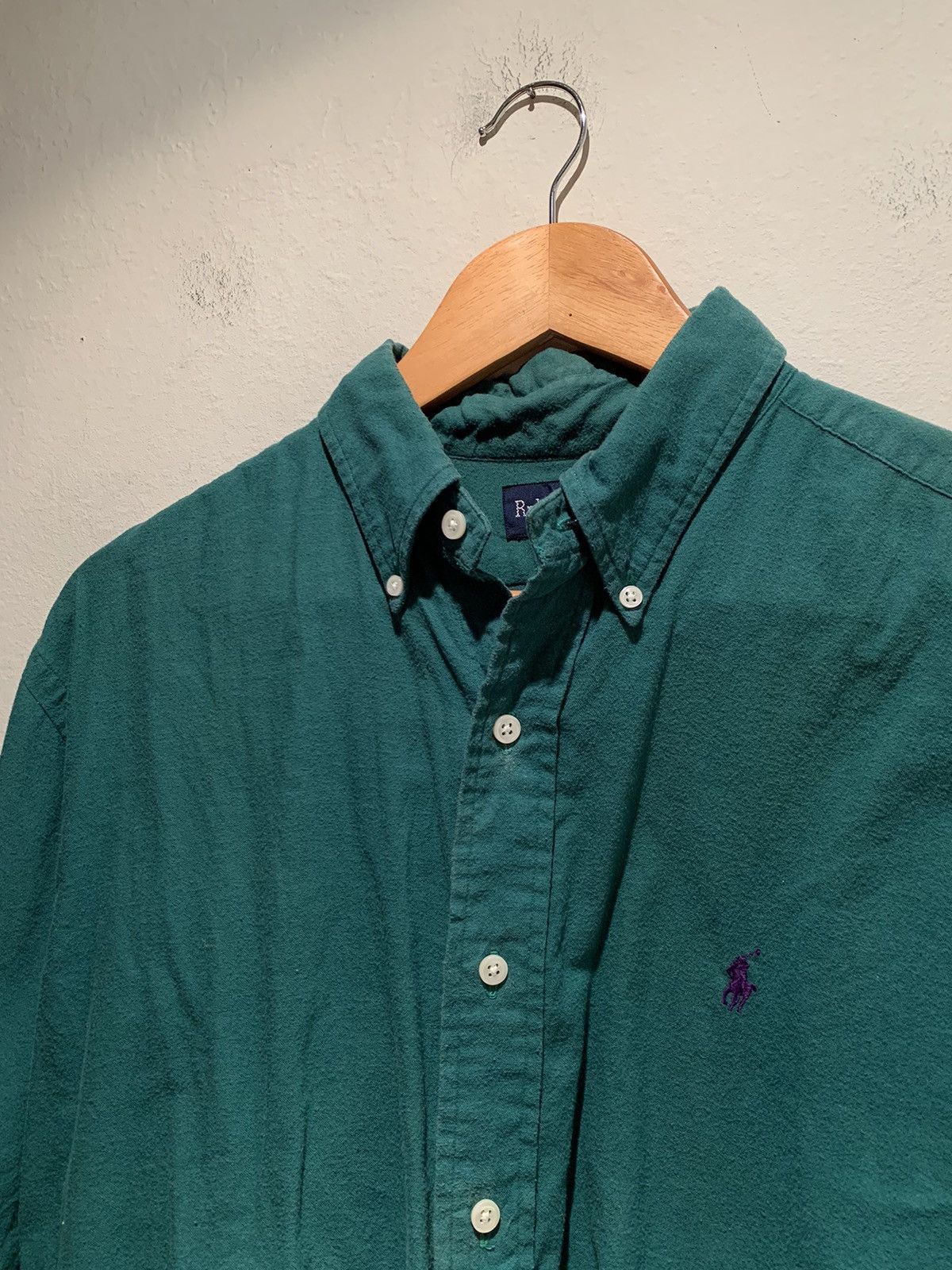Polo Ralph Lauren *RARE* Vintage Ralph Lauren 100% Cotton Button Shirt - Large Size US L / EU 52-54 / 3 - 3 Thumbnail