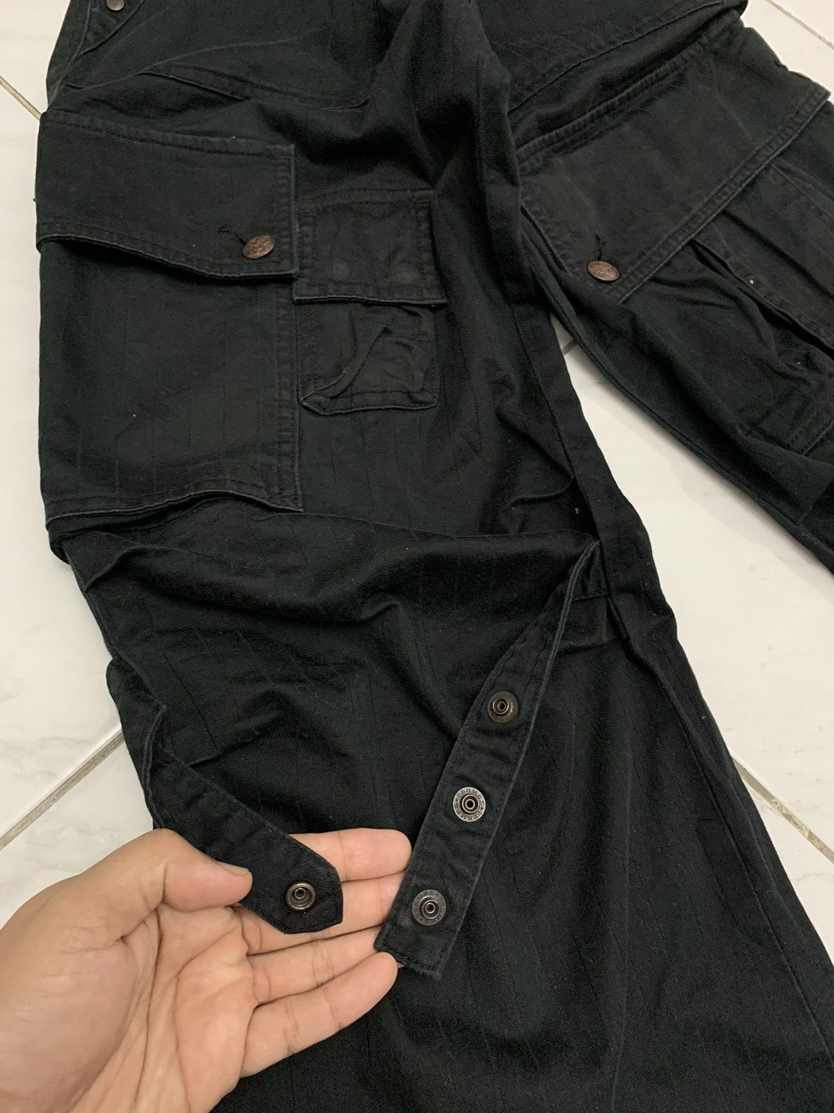 If Six Was Nine Chil Deric lV cargo pant trouser tactical multipocket stripe Size US 35 - 9 Thumbnail