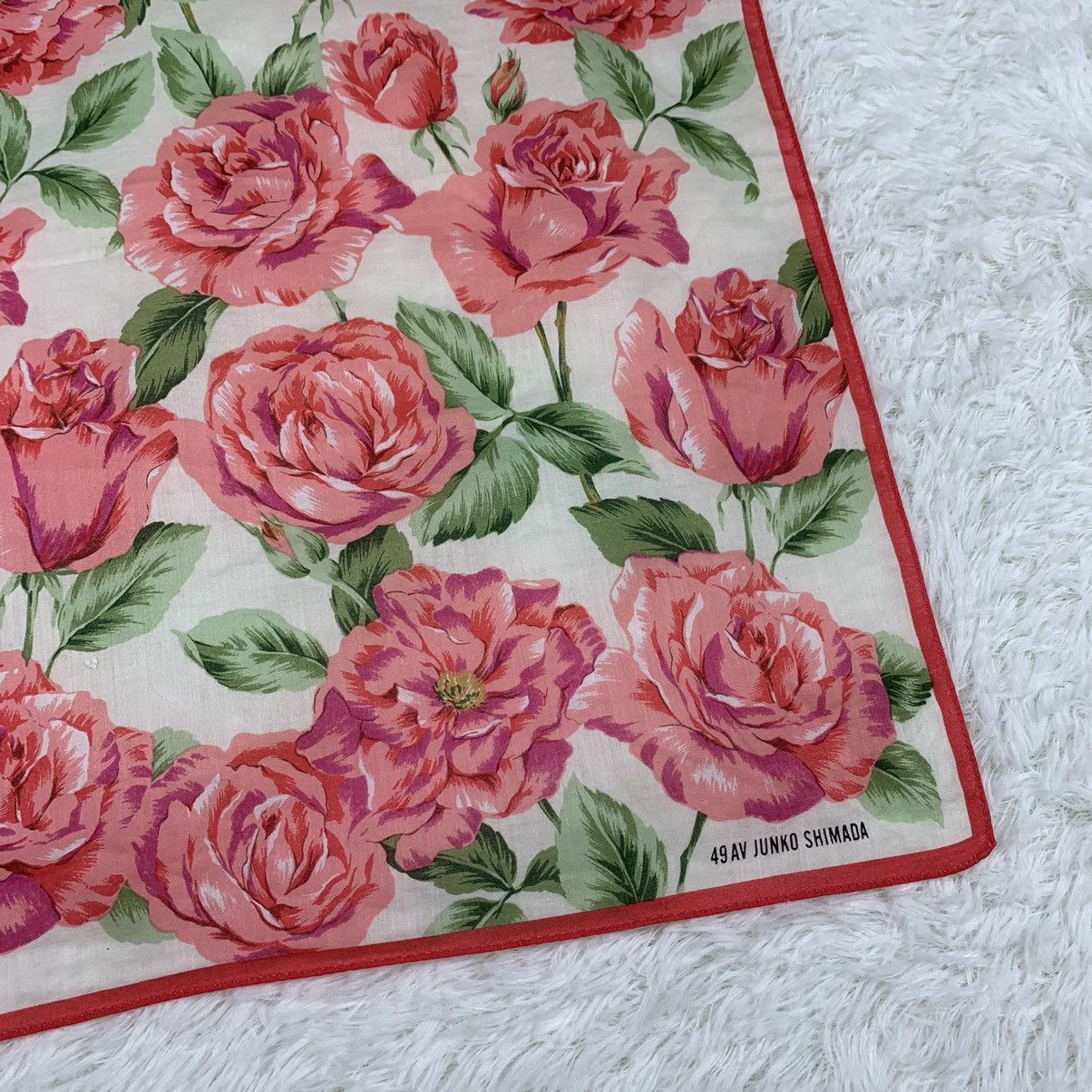 Japanese Brand × Junko Shimada JUNKO SHIMADA handkerchief handky pocket square flowe design Size ONE SIZE - 10 Thumbnail