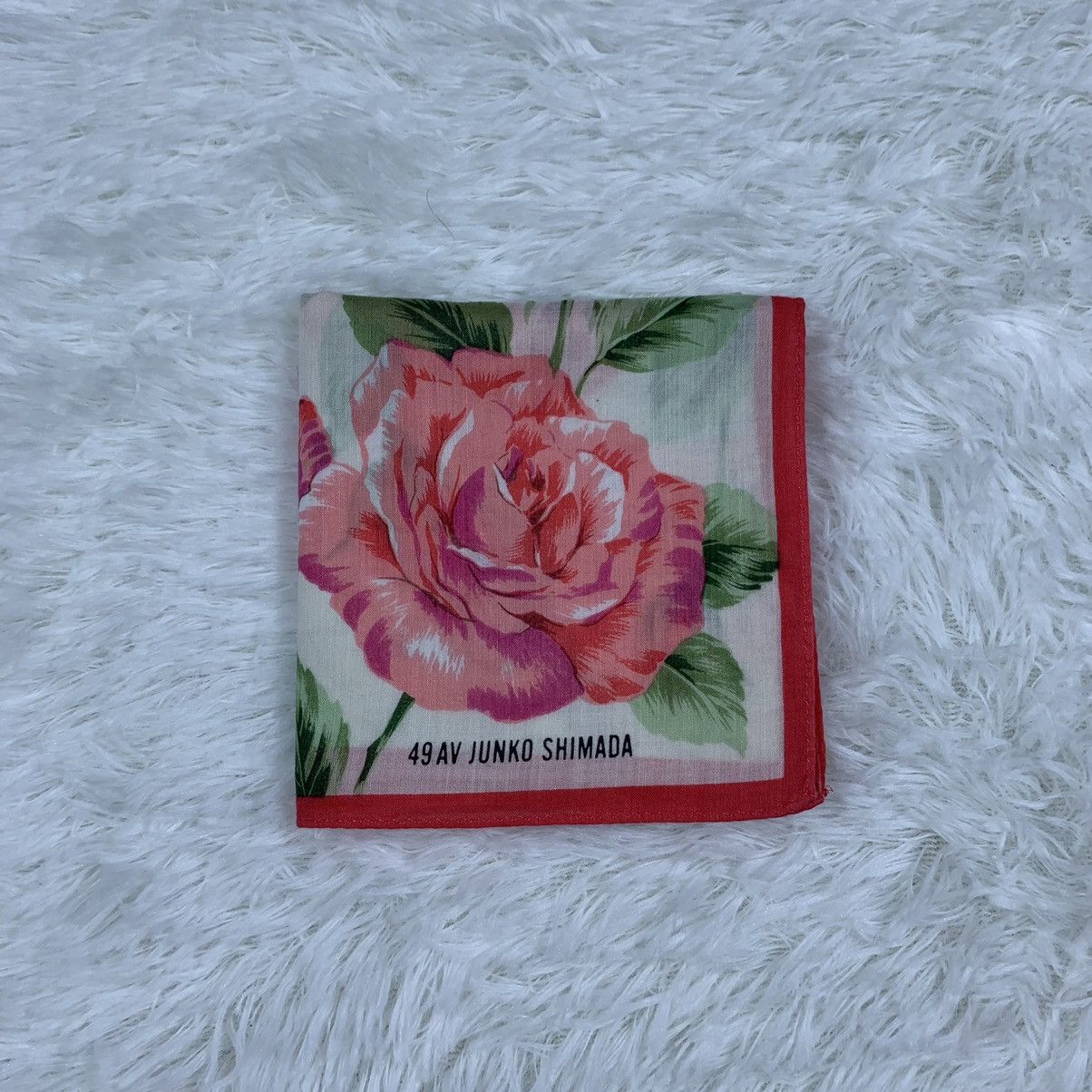 Japanese Brand × Junko Shimada JUNKO SHIMADA handkerchief handky pocket square flowe design Size ONE SIZE - 4 Thumbnail