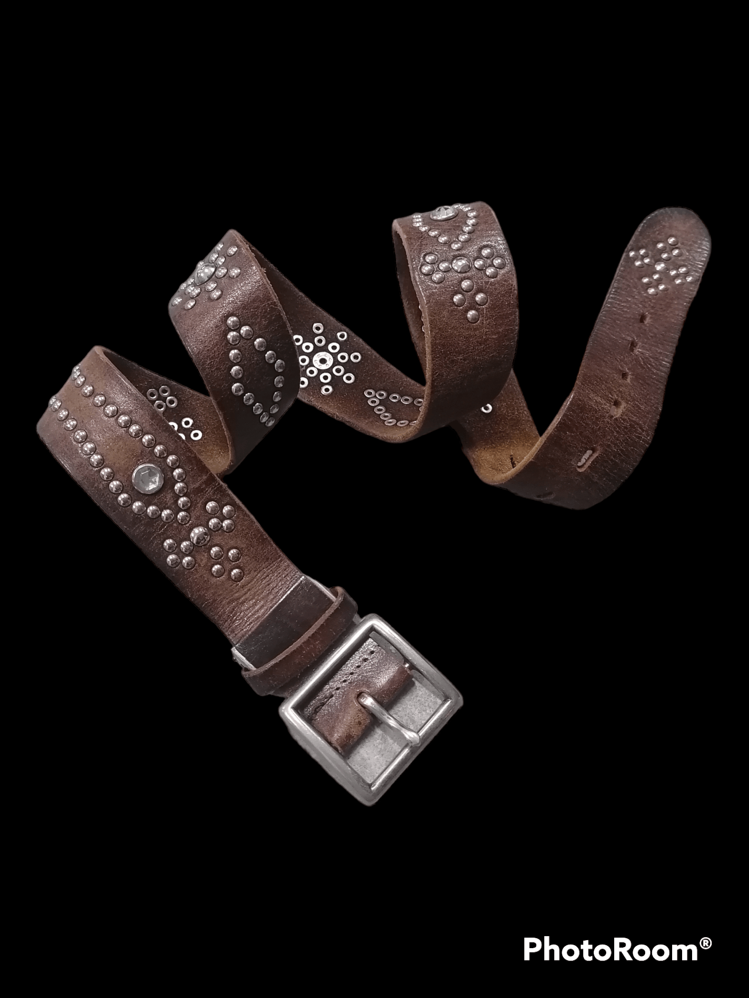 Unbrand Navajo Studded Leather Belts