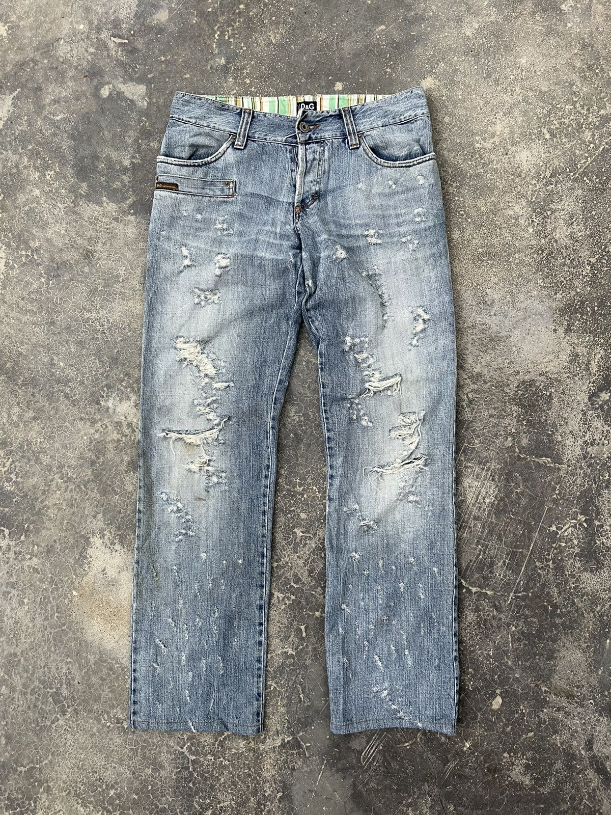 Dolce & Gabbana Dolce & Gabbana rugged distressed denim Size US 32 / EU 48 - 1 Thumbnail