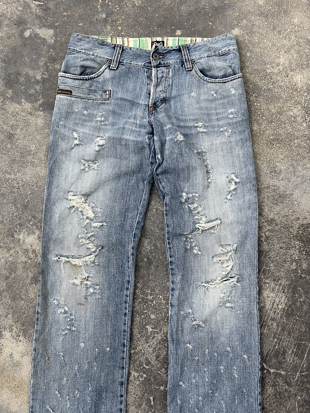 Dolce & Gabbana Dolce & Gabbana rugged distressed denim Size US 32 / EU 48 - 2 Thumbnail