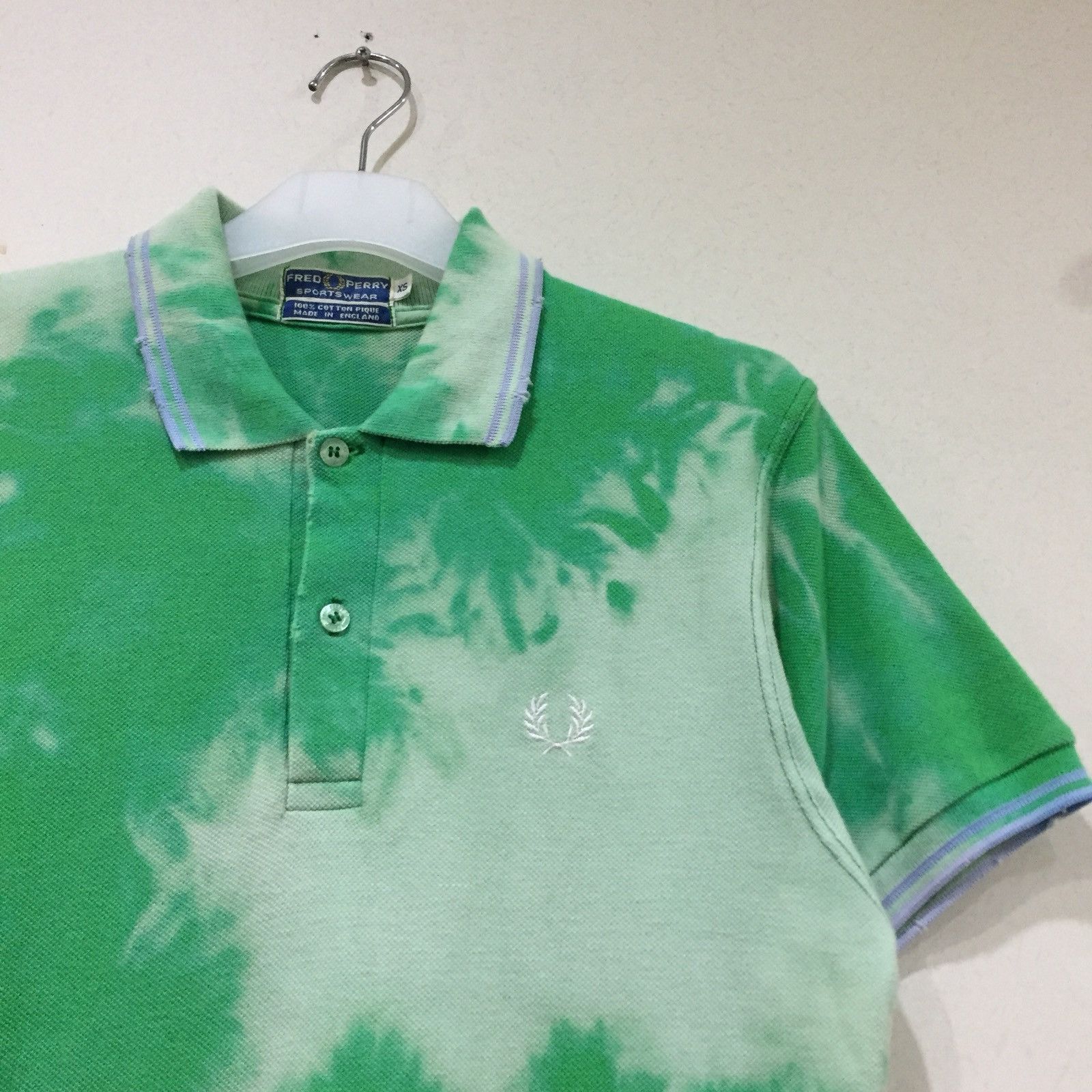 Fred Perry FRED PERRY Polo Shirt Spell Out Small Logo..Acid Wash Size US S / EU 44-46 / 1 - 4 Thumbnail
