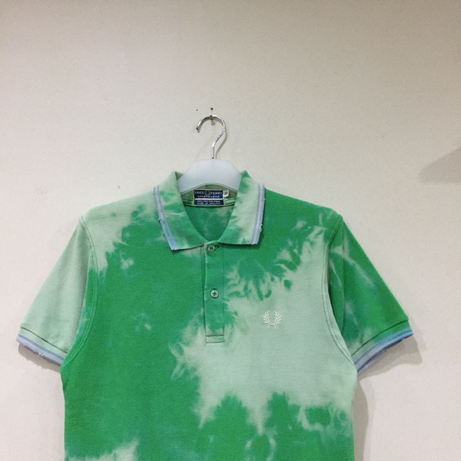 Fred Perry FRED PERRY Polo Shirt Spell Out Small Logo..Acid Wash Size US S / EU 44-46 / 1 - 2 Thumbnail