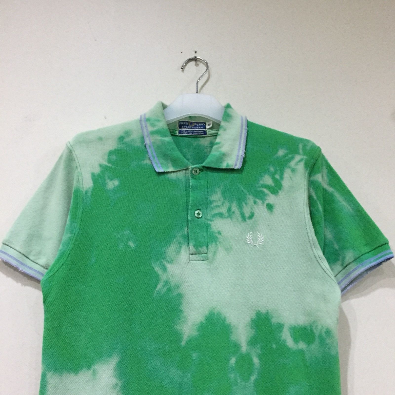 Fred Perry FRED PERRY Polo Shirt Spell Out Small Logo..Acid Wash Size US S / EU 44-46 / 1 - 5 Thumbnail