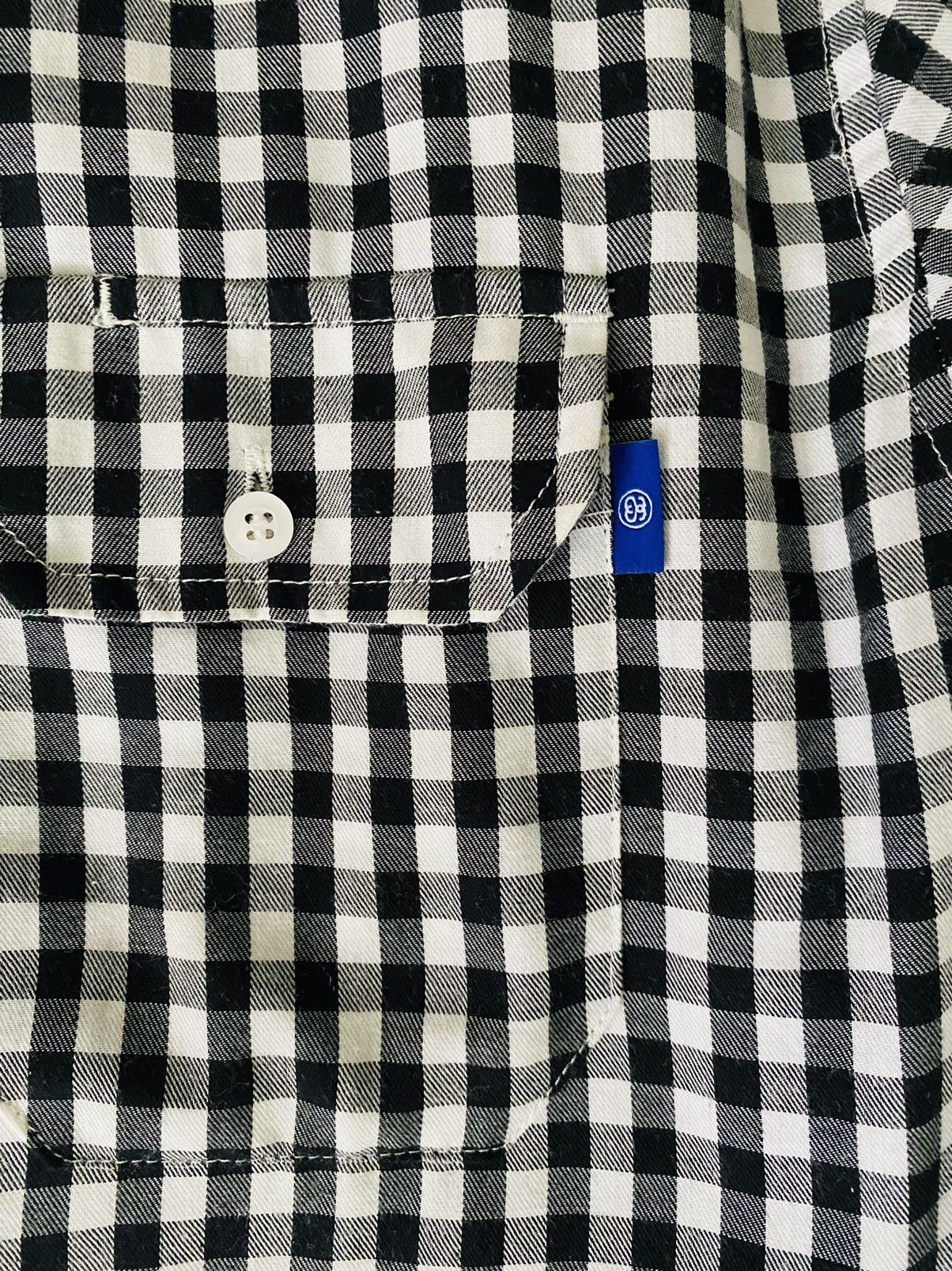 Stussy Vintage Stussy B&W checkered jacket shirt shacket sz L work Size US L / EU 52-54 / 3 - 7 Thumbnail