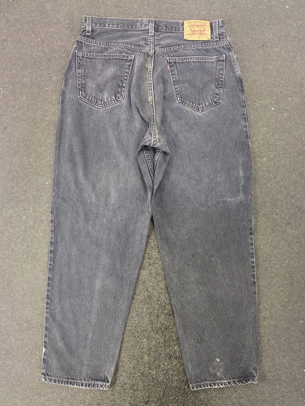 Levi's VINTAGE LEVI'S 560 BLACK JEANS - J525 Size US 36 / EU 52 - 3 Thumbnail