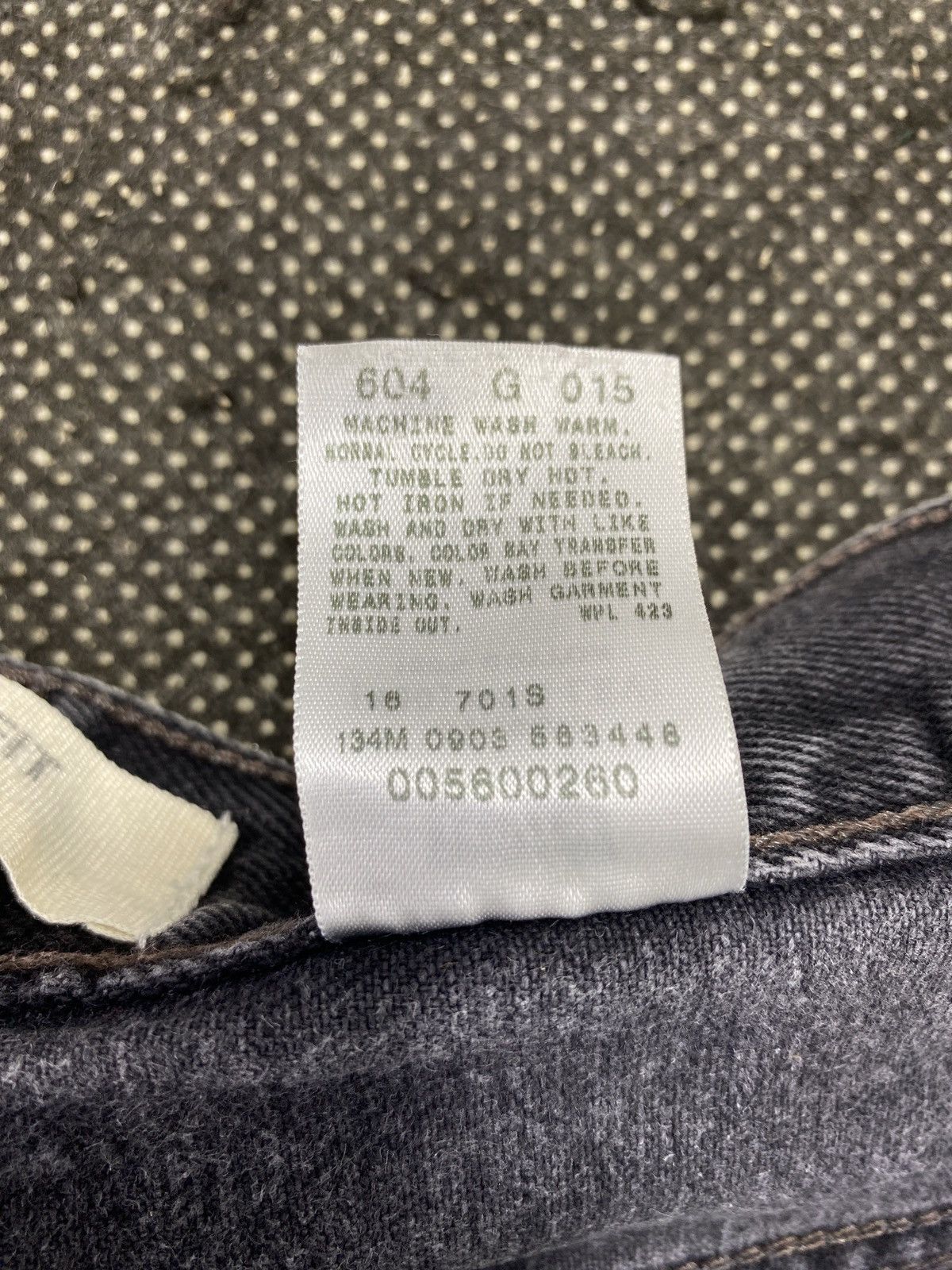 Levi's VINTAGE LEVI'S 560 BLACK JEANS - J525 Size US 36 / EU 52 - 7 Thumbnail